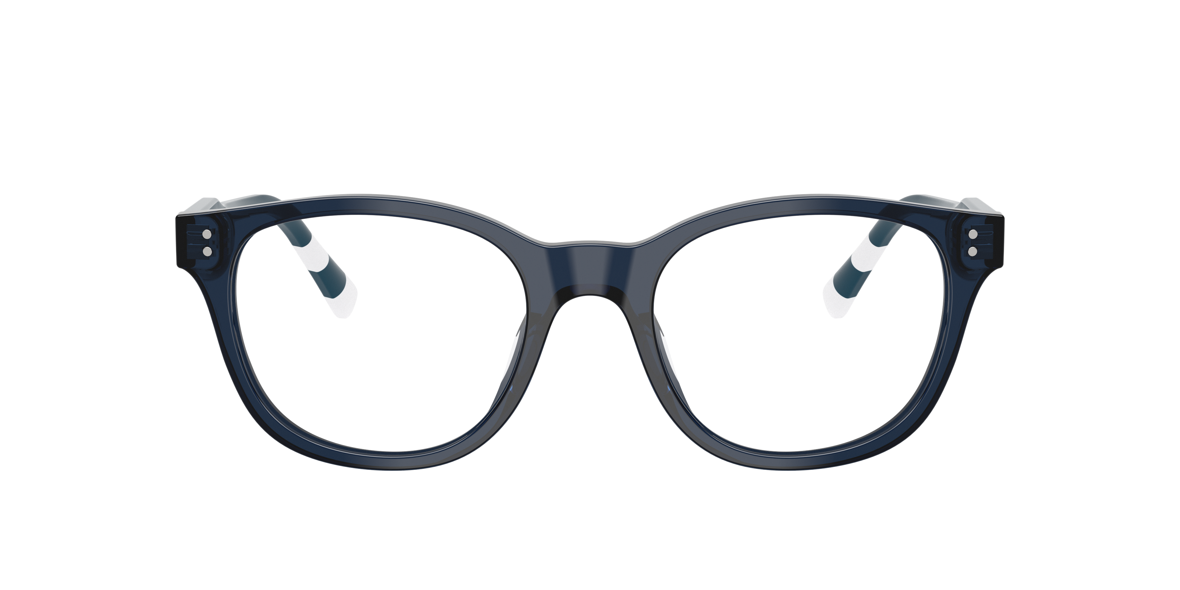 Polo by Ralph Lauren PH2303U - Shiny Transparent Blue, front view #Colour_Shiny Transparent Blue