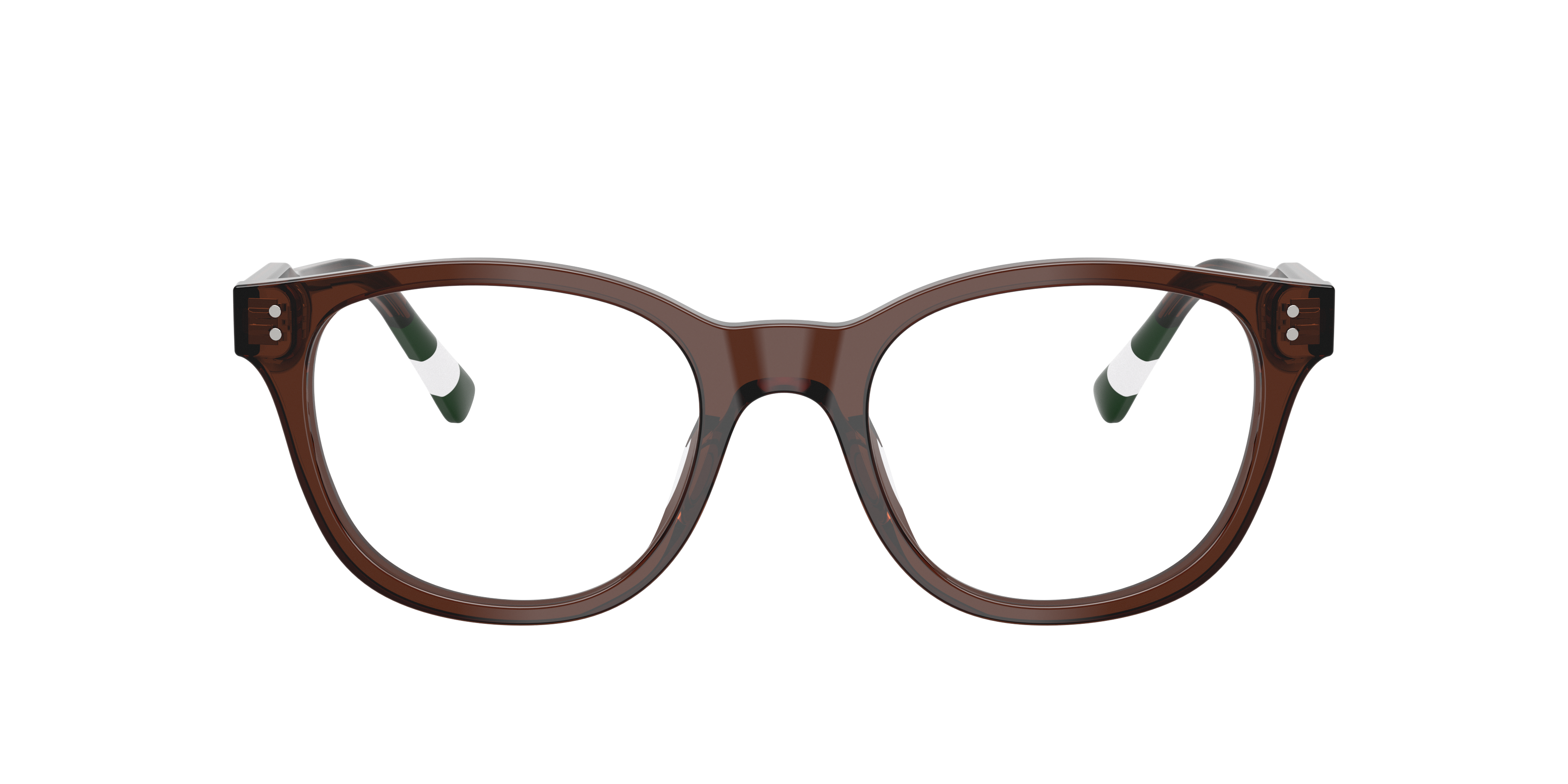 Polo by Ralph Lauren PH2303U - Shiny Transparent Brown, front view #Colour_Shiny Transparent Brown