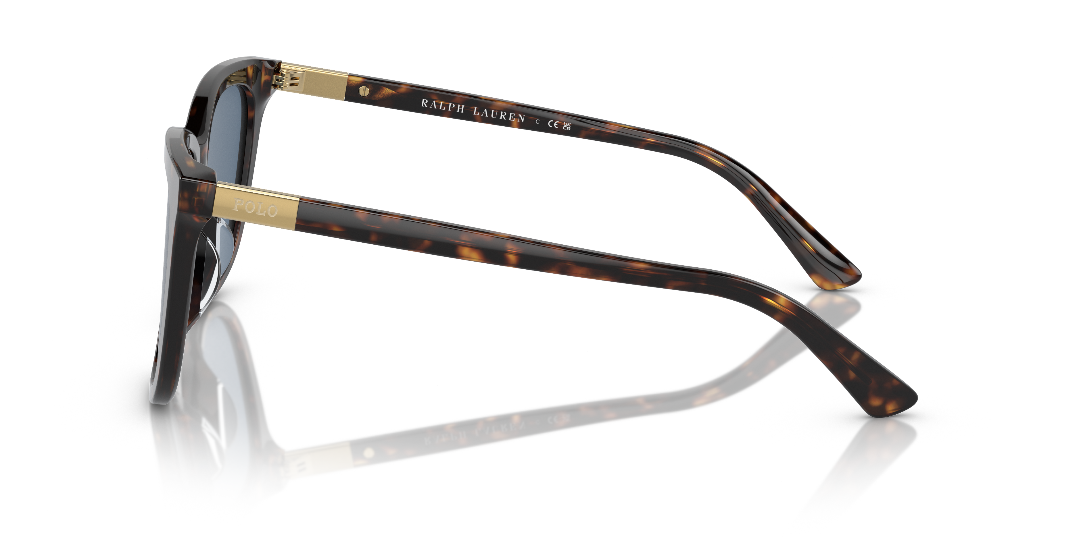 Polo by Ralph Lauren PH4201U - Shiny Dark Havana (500380), front detail view #Colour_Shiny Dark Havana (500380)