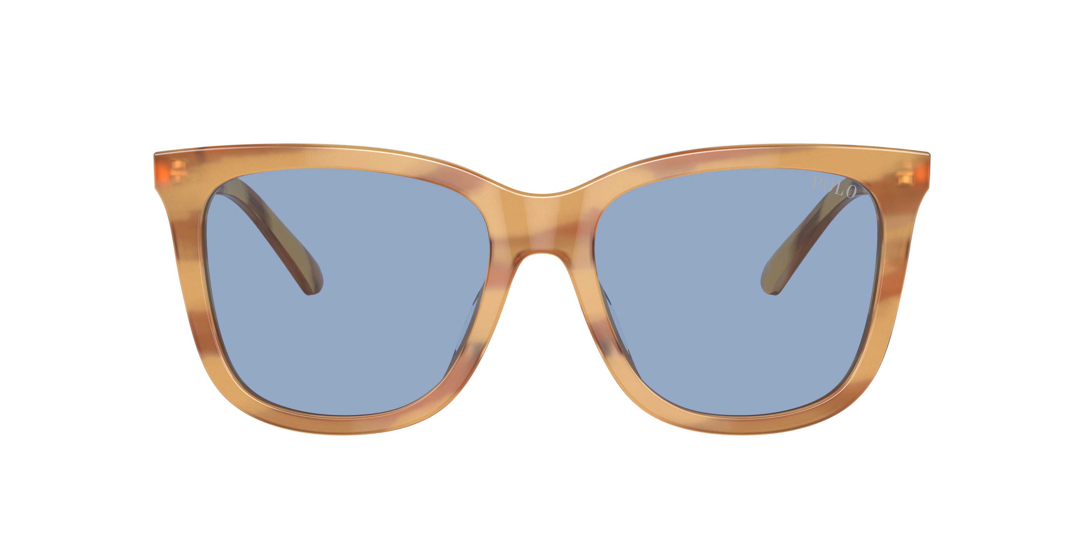 Polo by Ralph Lauren PH4201U - Shiny Light Honey Havana, front view #Colour_Shiny Light Honey Havana