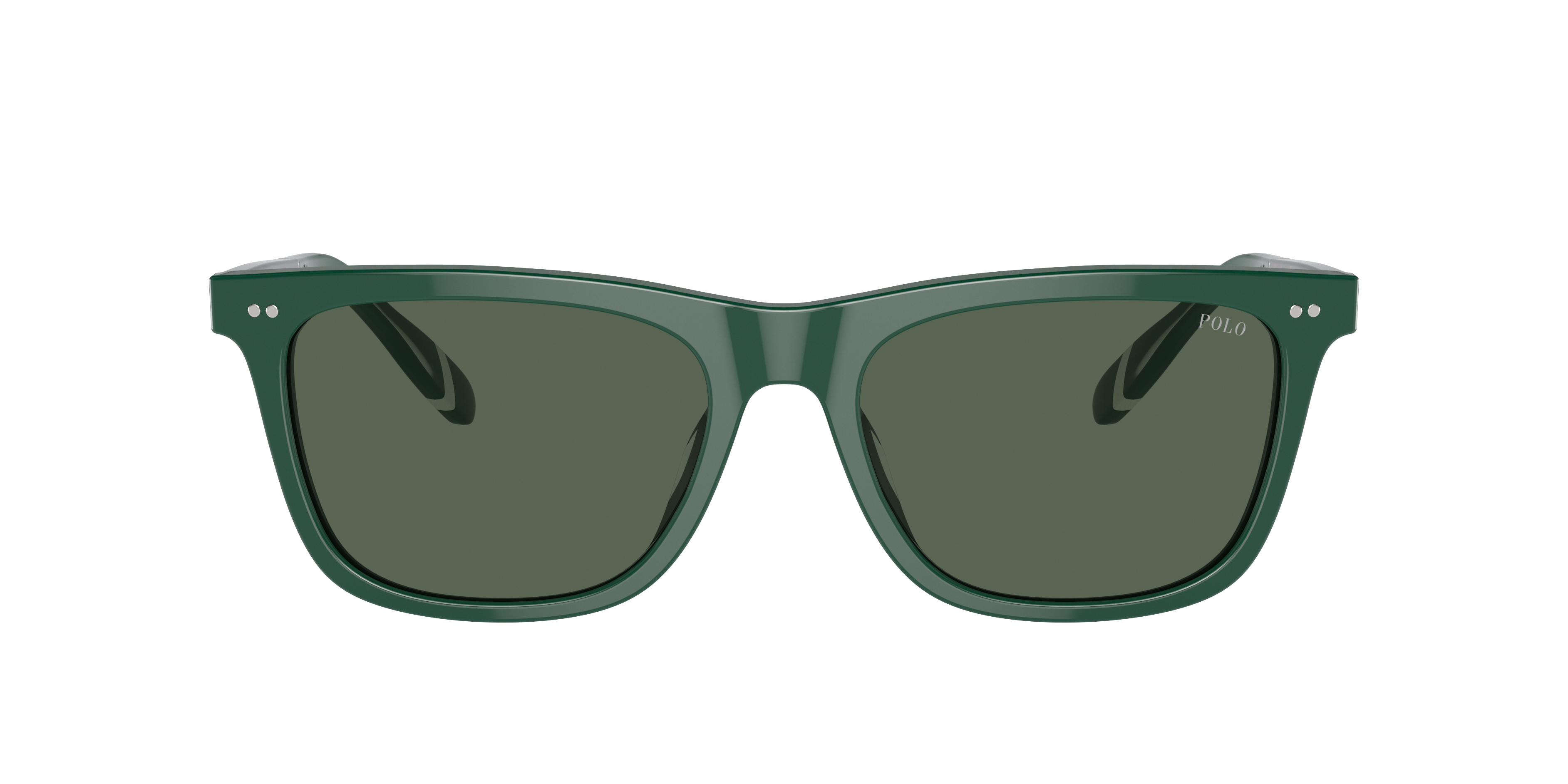 Polo by Ralph Lauren PH4205U - Shiny Green, front view #Colour_Shiny Green