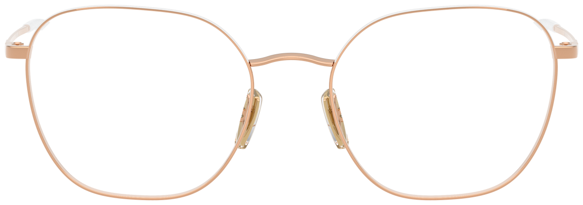 Vogue Eyewear VO4178 in White/Rose Gold, front view #Colour_White/Rose Gold (5209)