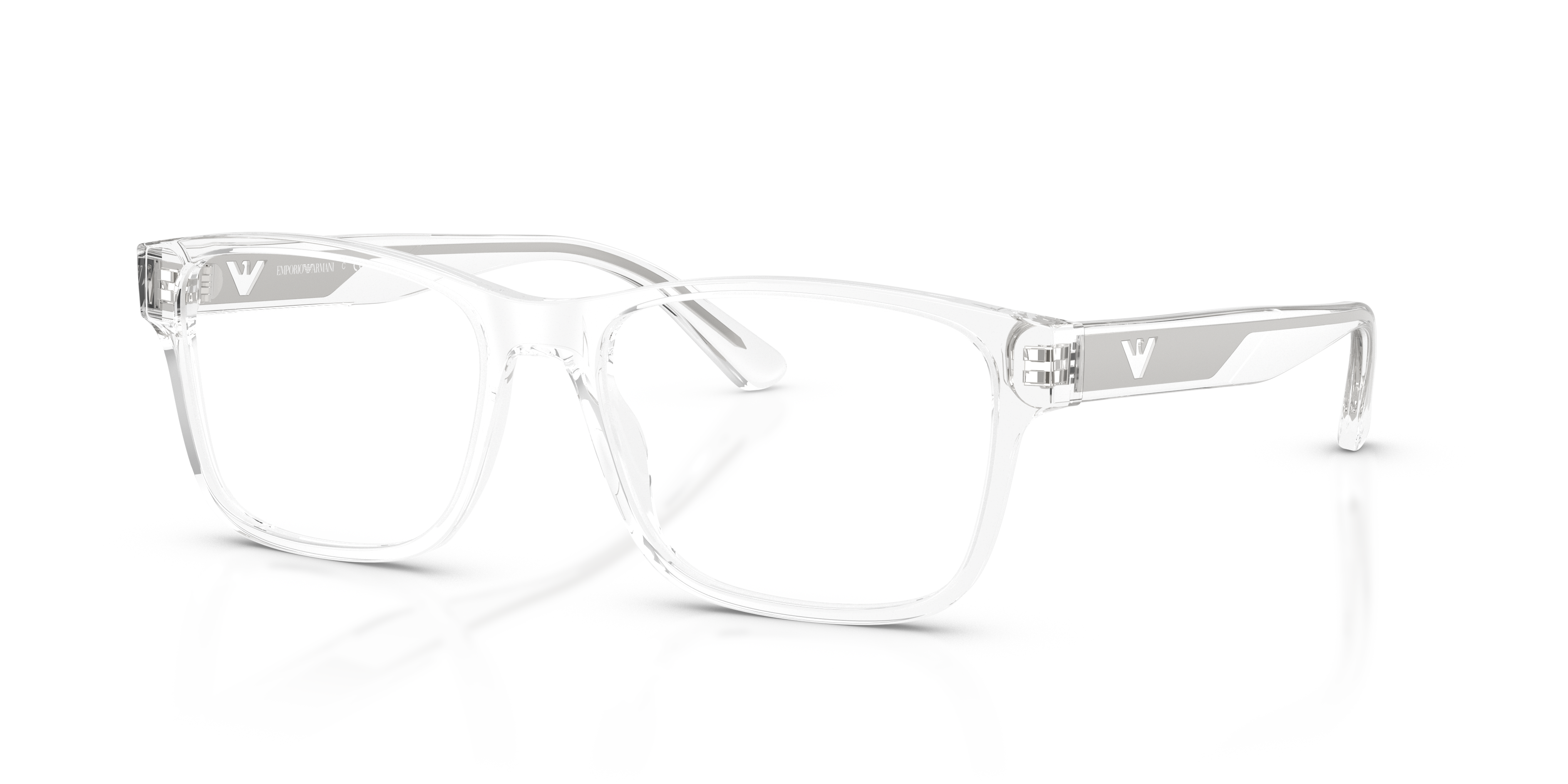 Emporio Armani EA3239 Shiny Crystal three-quarter view