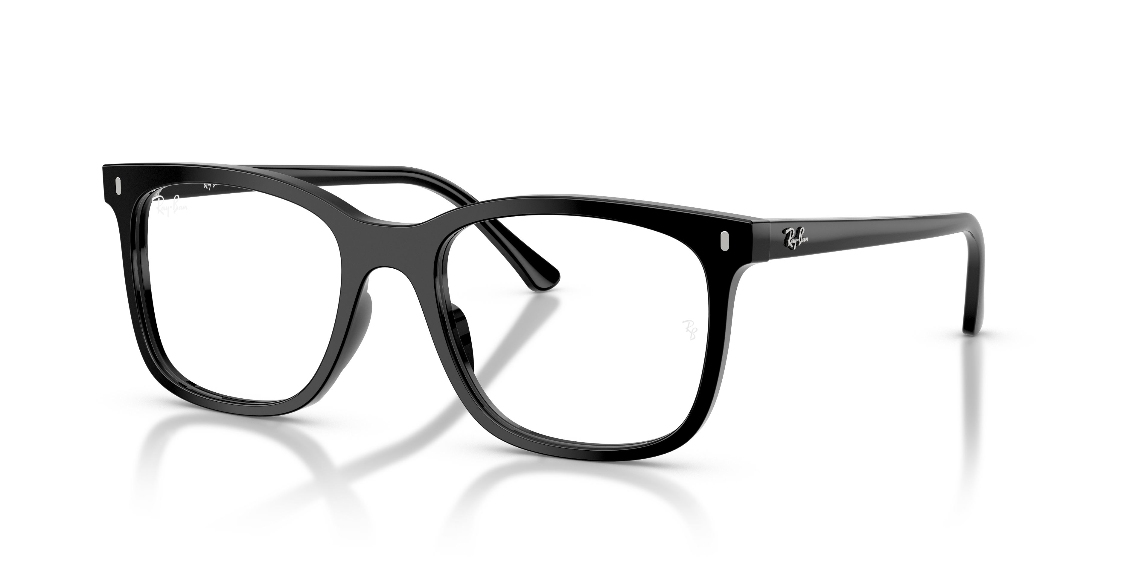 Ray-Ban RB5446 Glasses – Black (2000), three-quarter view