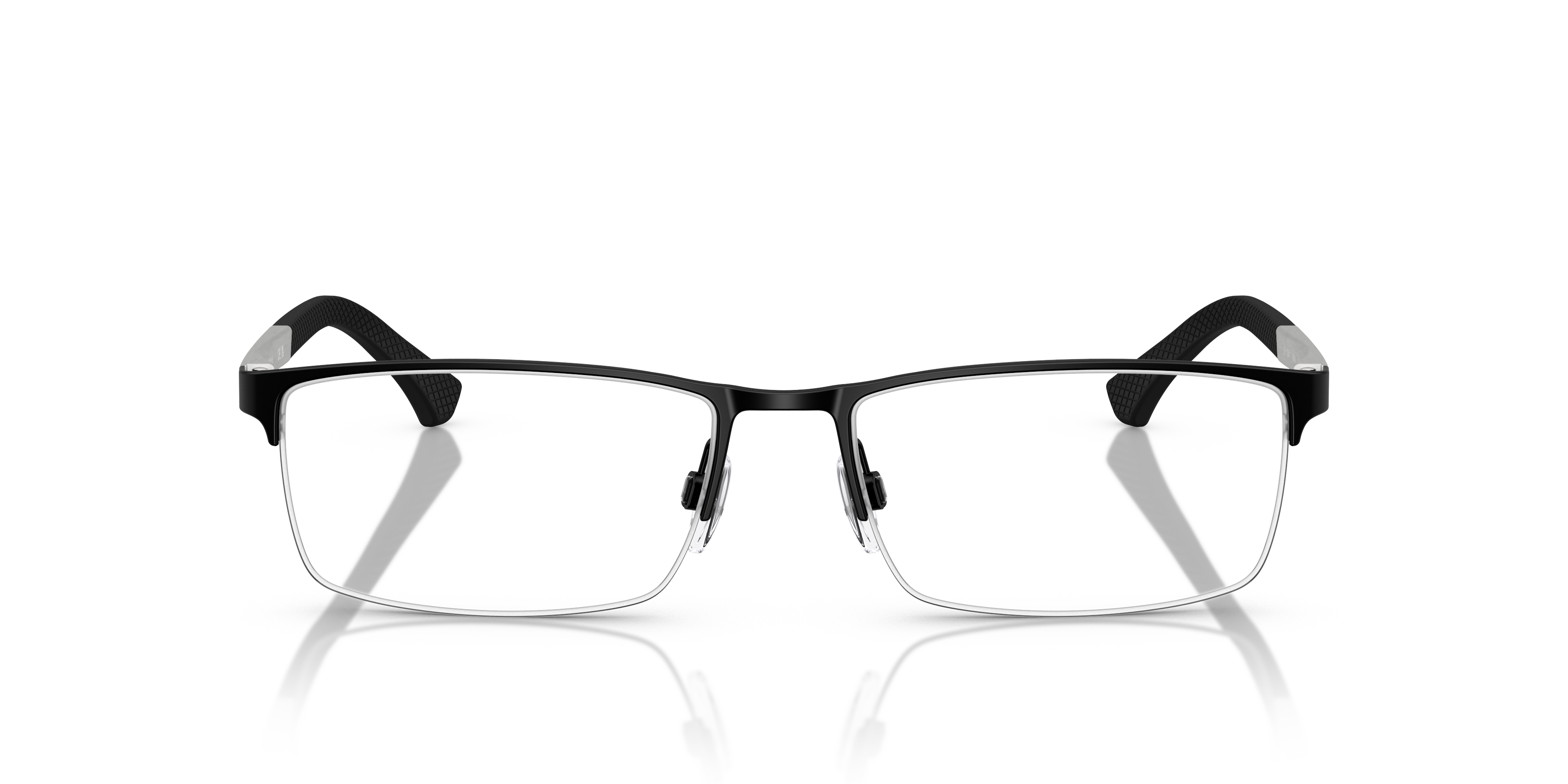 Emporio Armani EA1041 Rubber Black front view