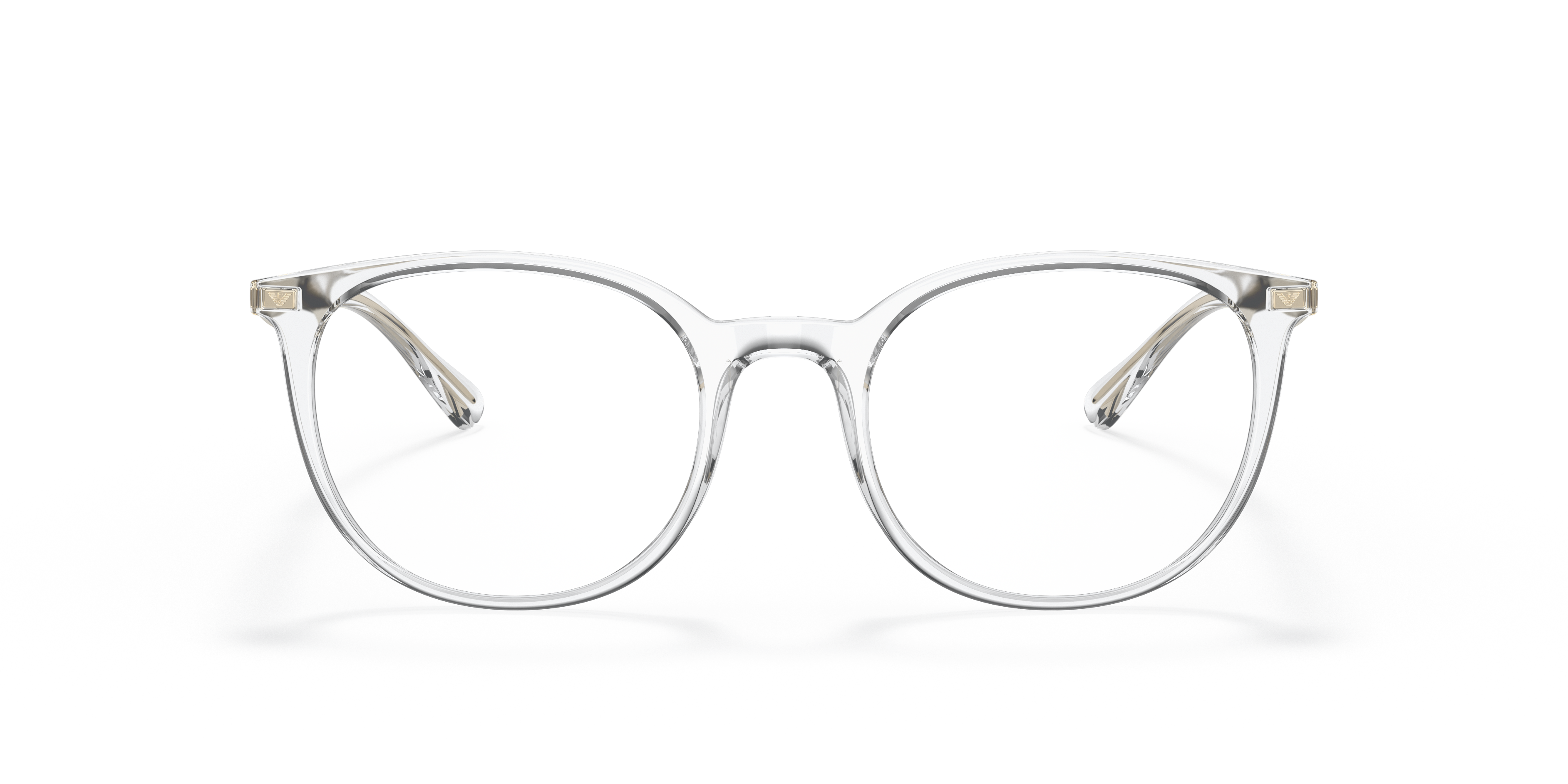 Emporio Armani EA3168 in Shiny Crystal, front view #Colour_Shiny Crystal (5371)
