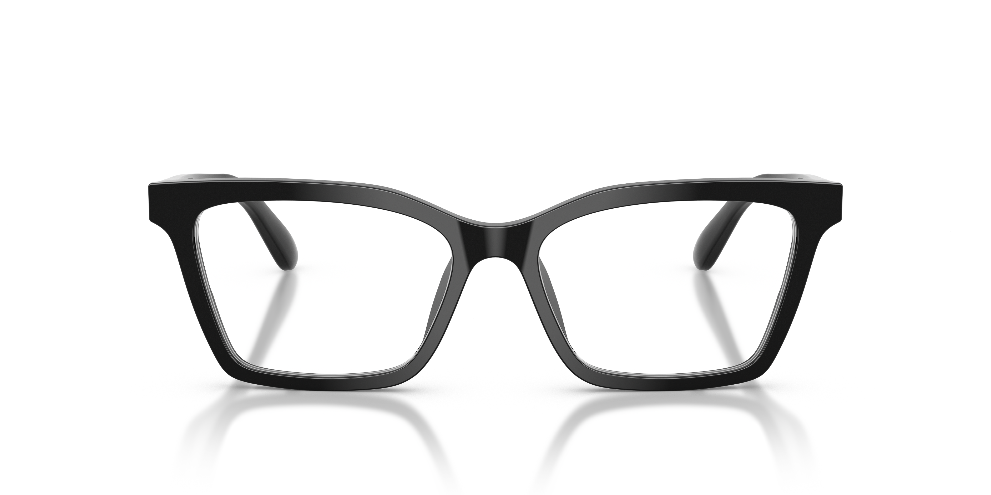 Emporio Armani EA3261U in Shiny Black, front view #Colour_Shiny Black (5017)
