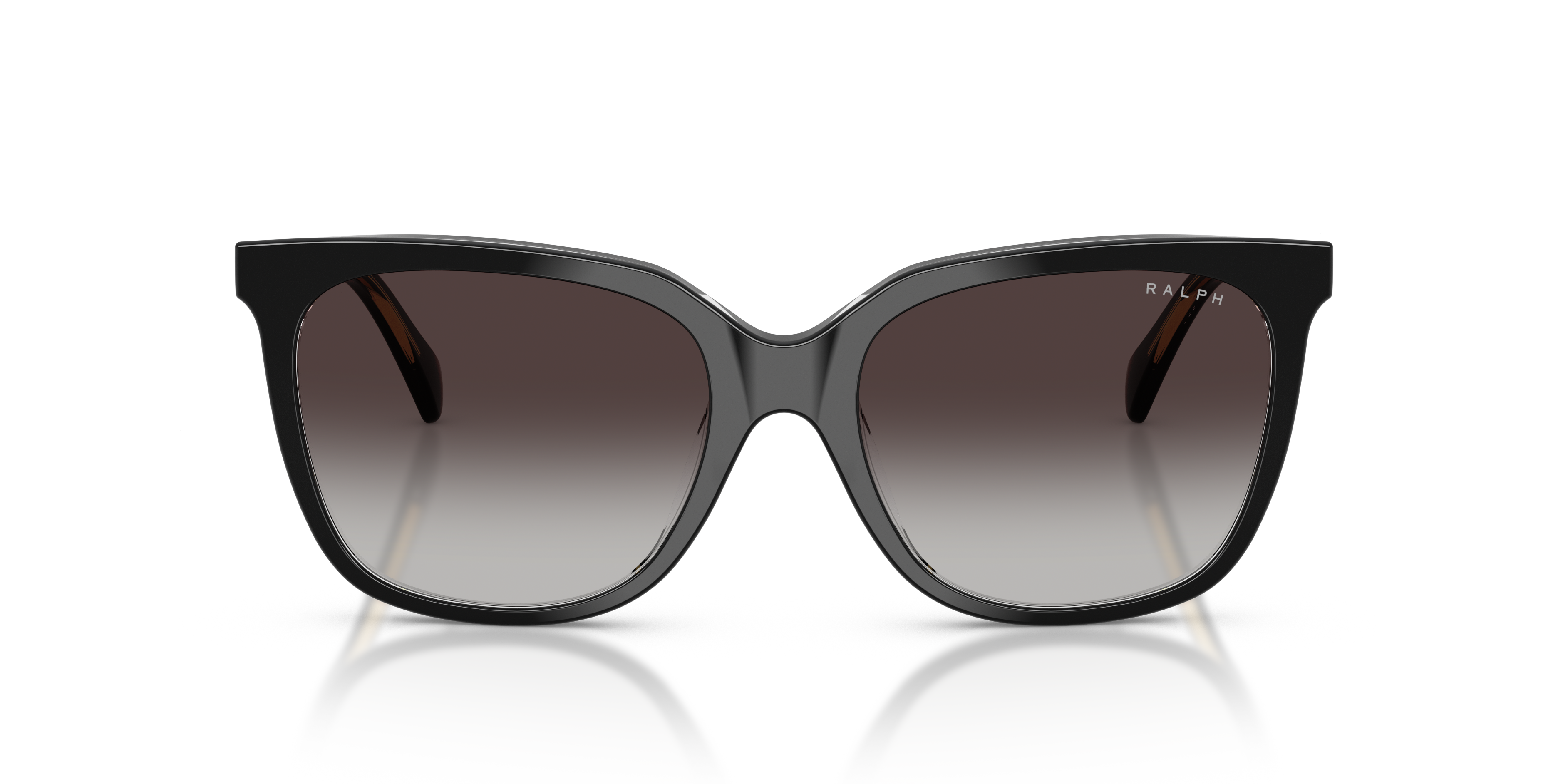 Ralph by Ralph Lauren RA5343U Shiny Black on Transparent front view