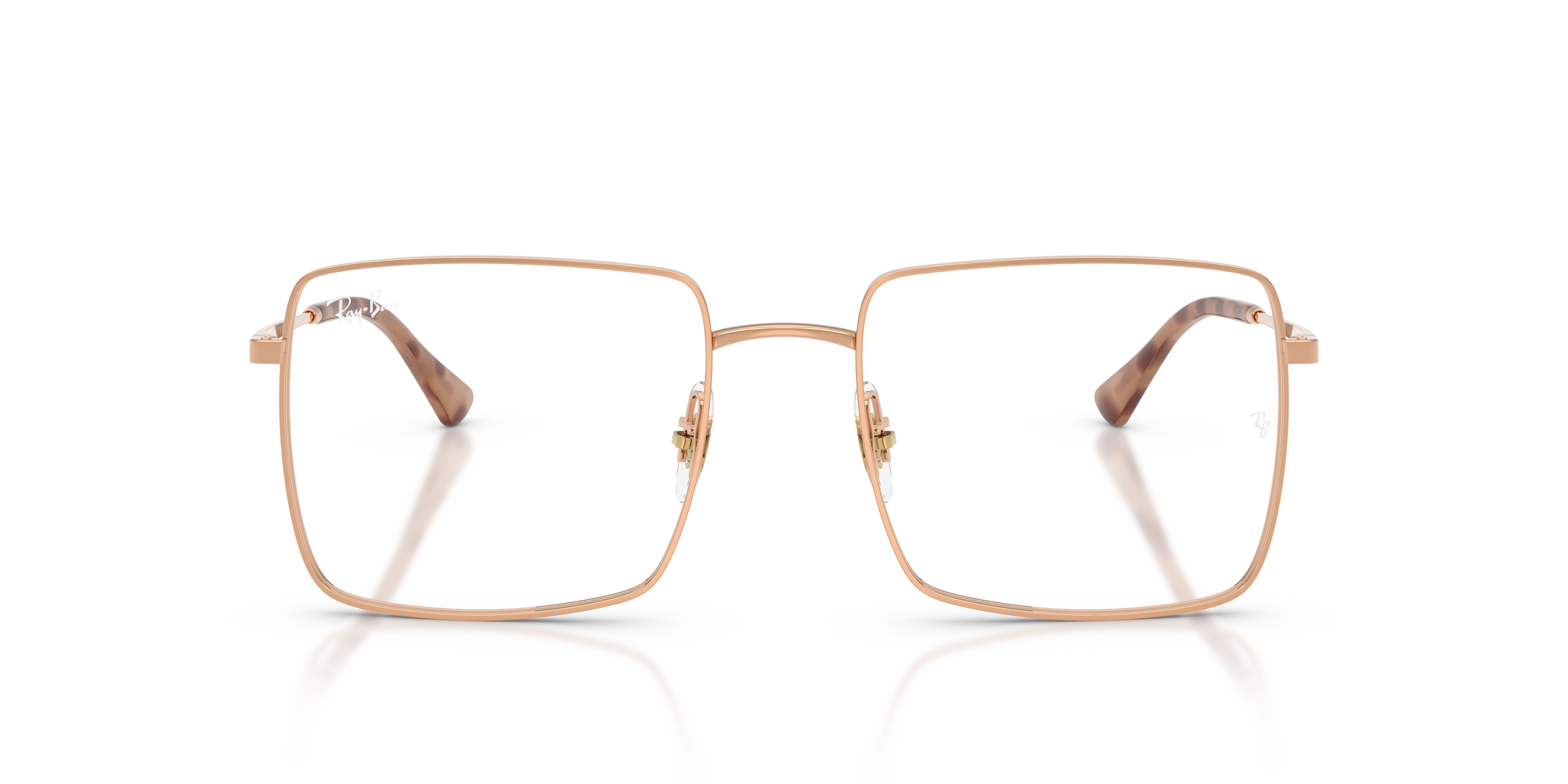 Ray-Ban Brix RB6553 Rose Gold front view