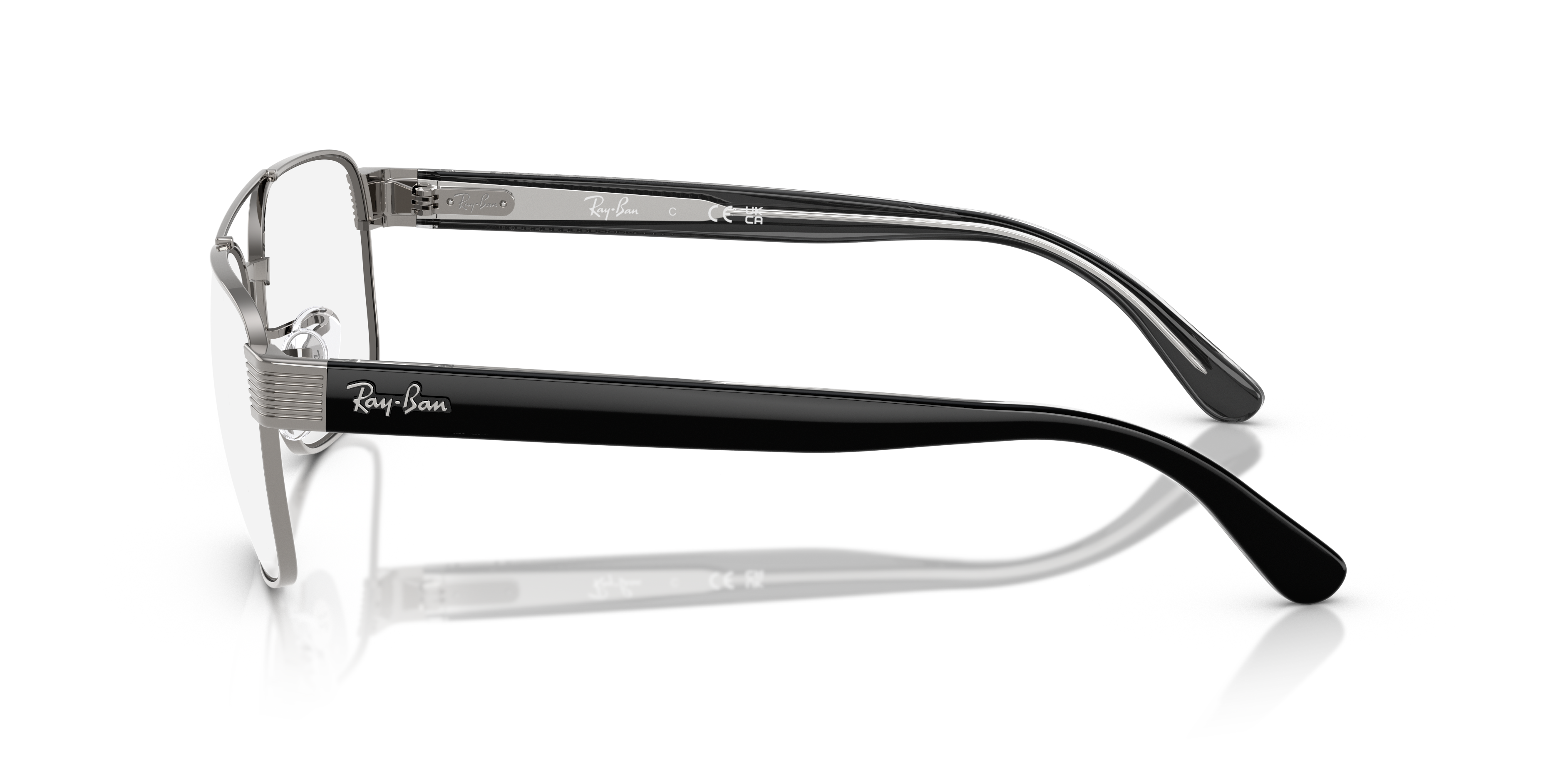 Ray-Ban RB3751V Gunmetal side view