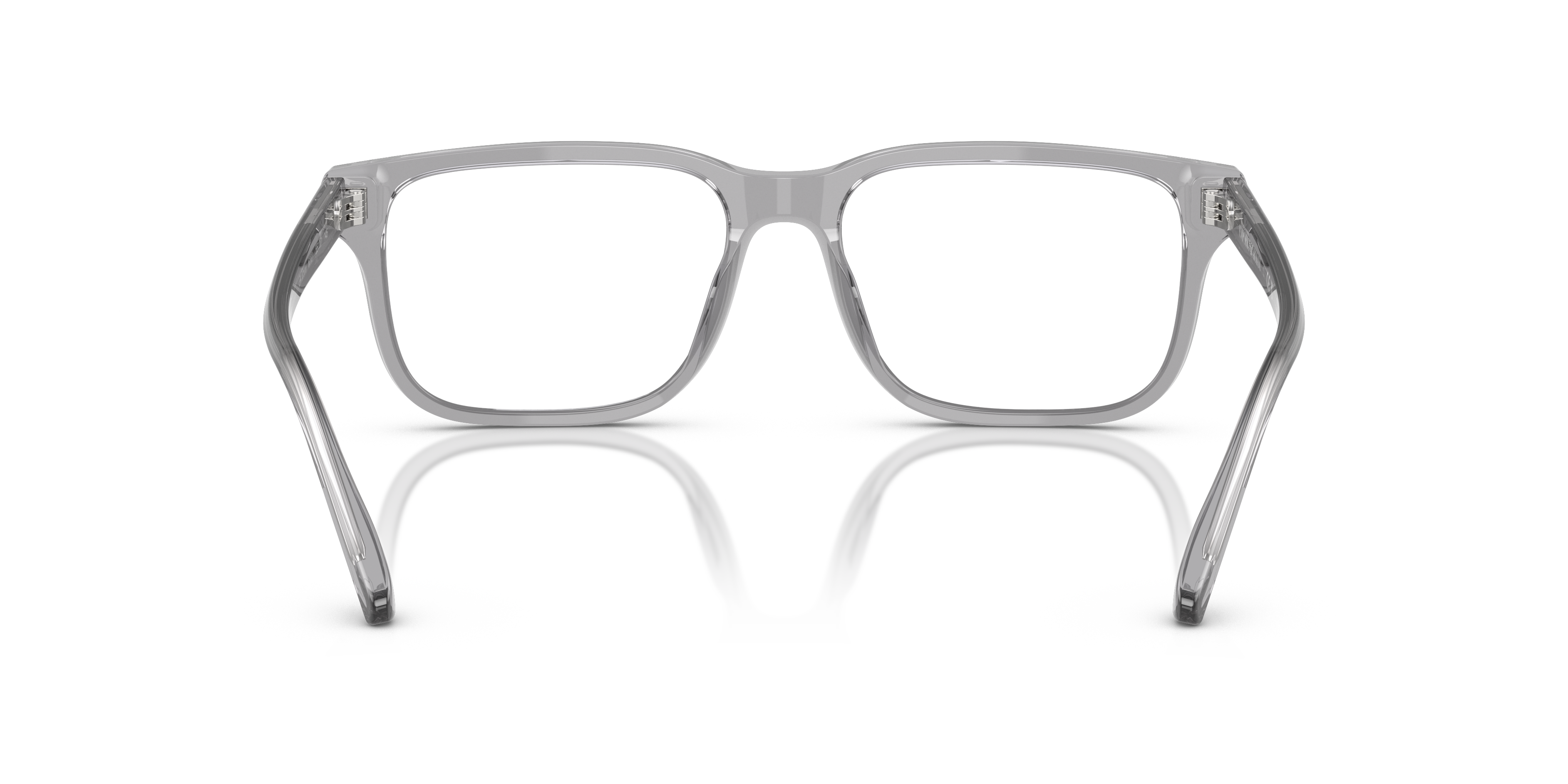 Emporio Armani EA3250U Shiny Transparent Grey back view