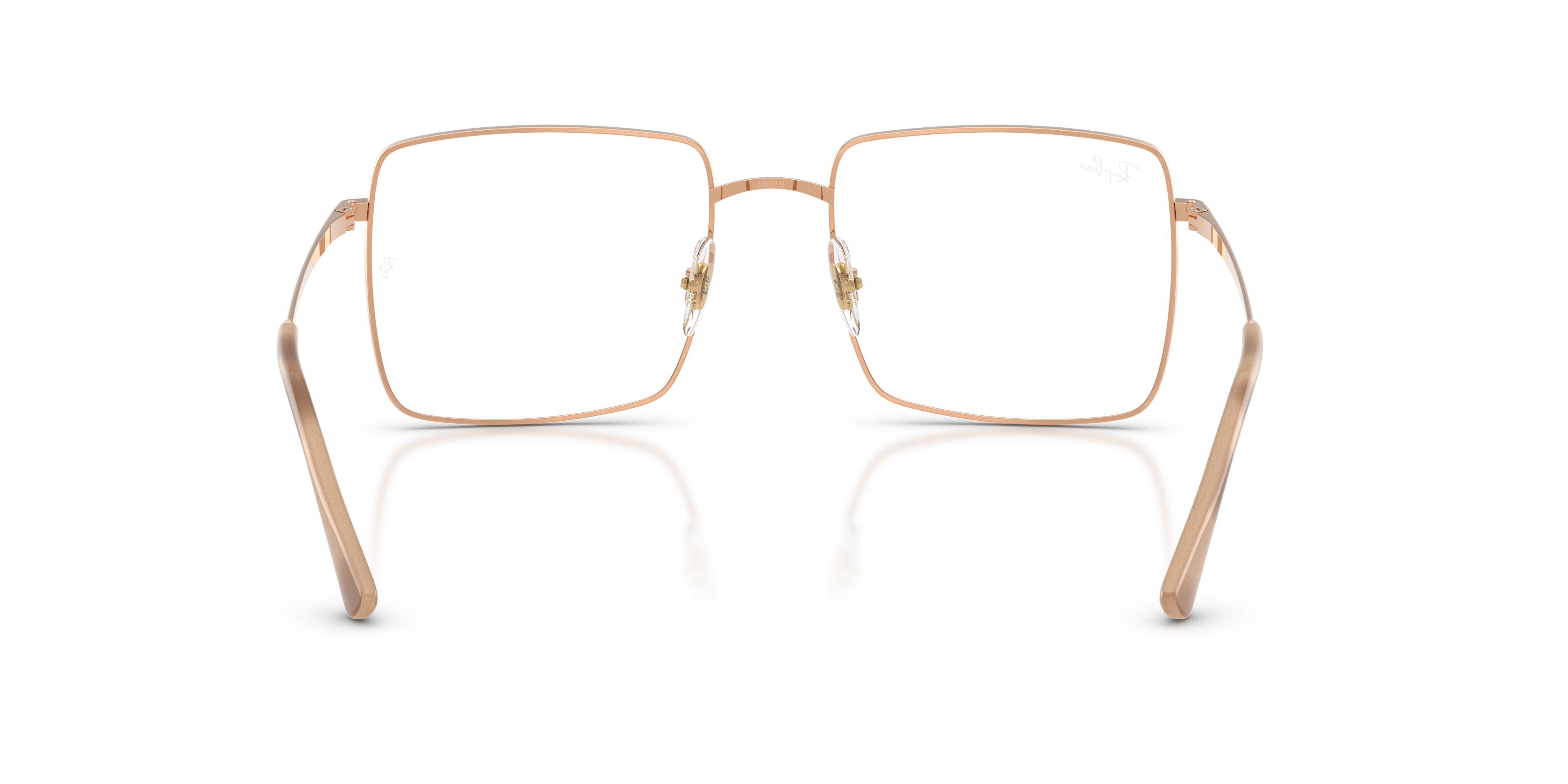 Ray-Ban Brix RB6553 Rose Gold back view