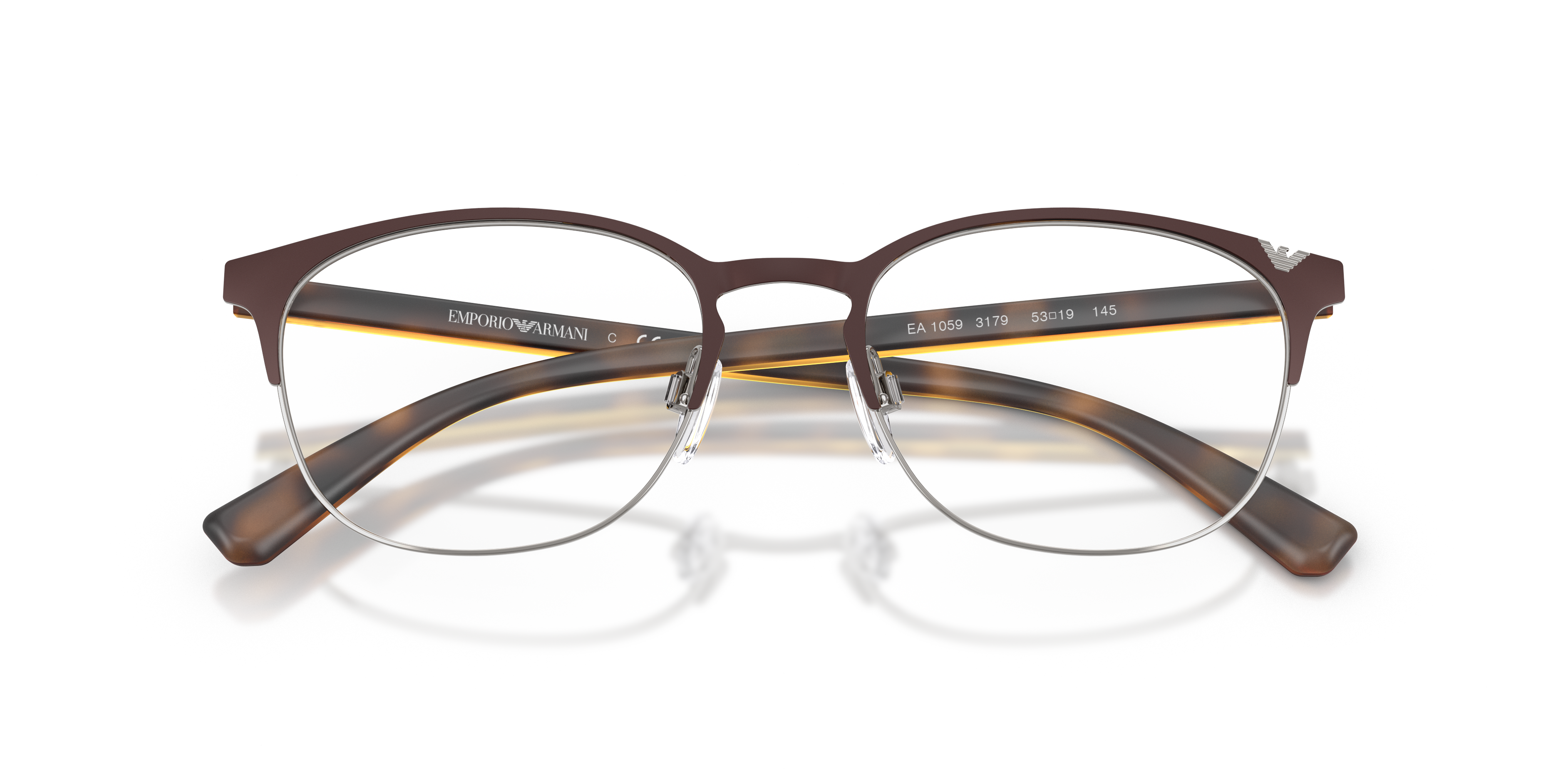 Matte Brown & Gunmetal, front-detail view #Colour_Matte Brown & Gunmetal