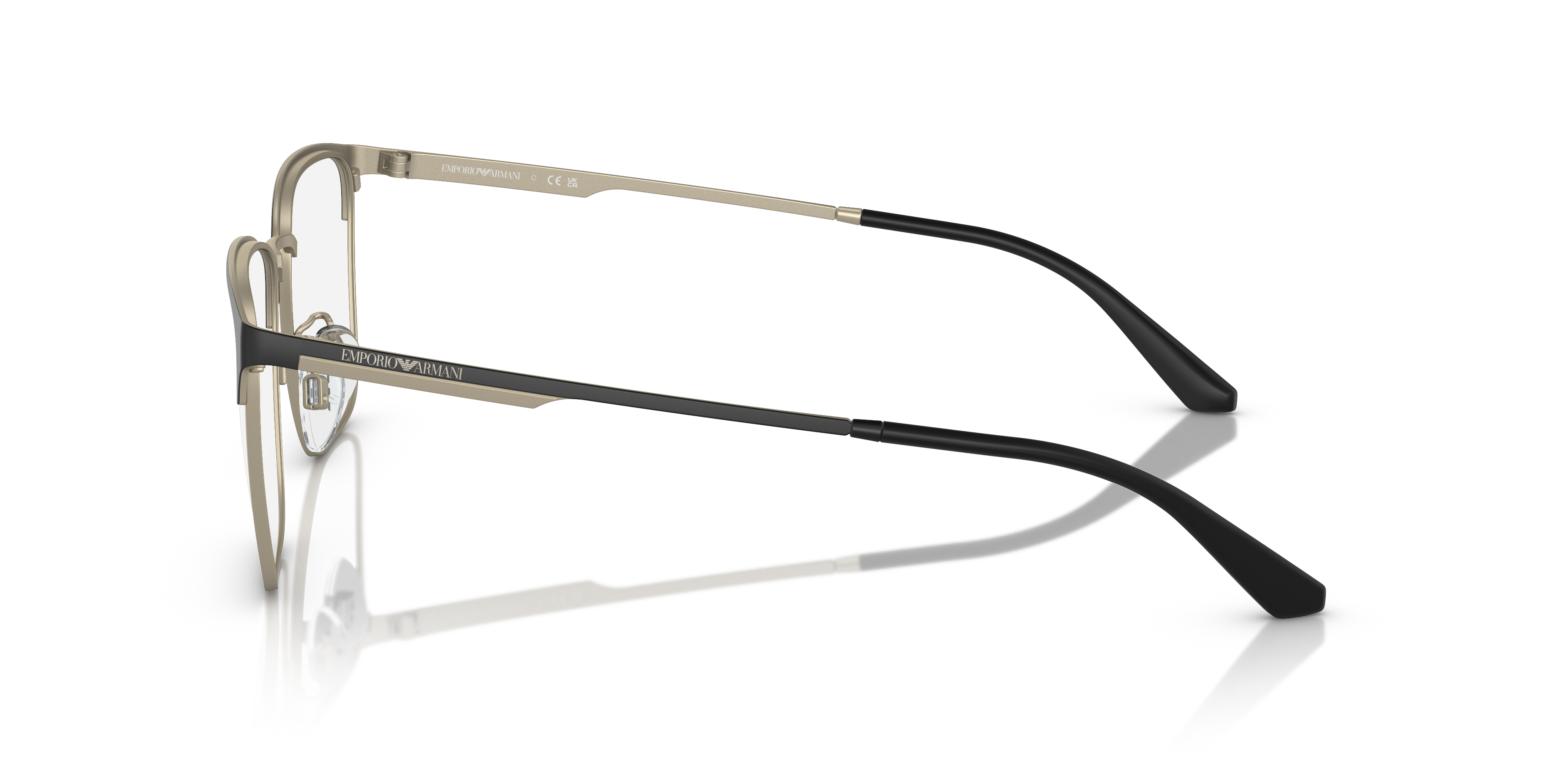 Matte Black/Pale Gold, side view #Colour_Matte Black/Pale Gold
