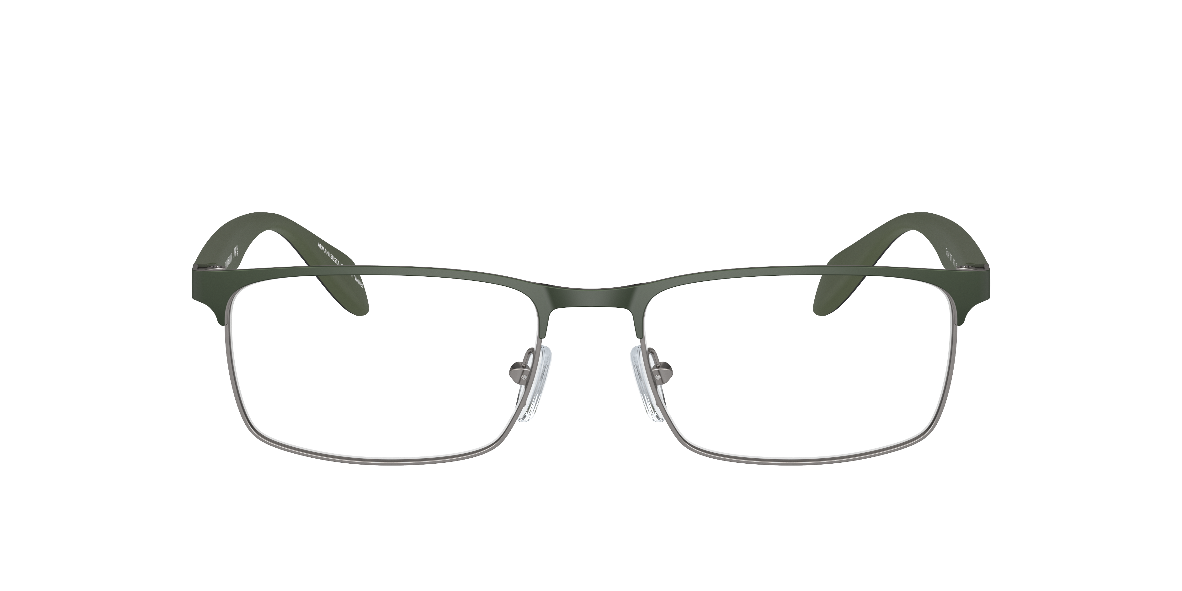 Matte Gunmetal/Green, front view #Colour_Matte Gunmetal/Green