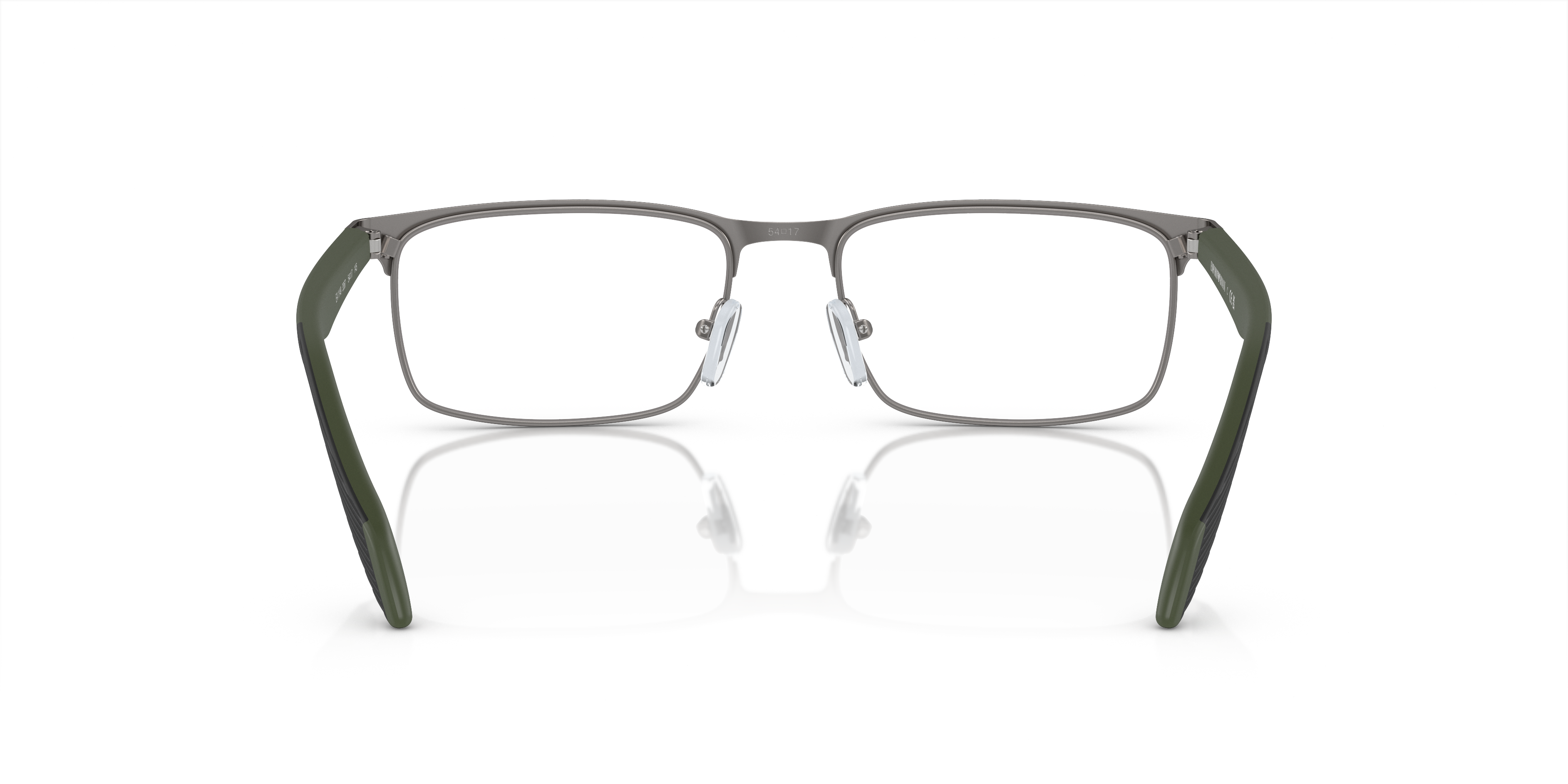 Matte Gunmetal/Green, back view #Colour_Matte Gunmetal/Green