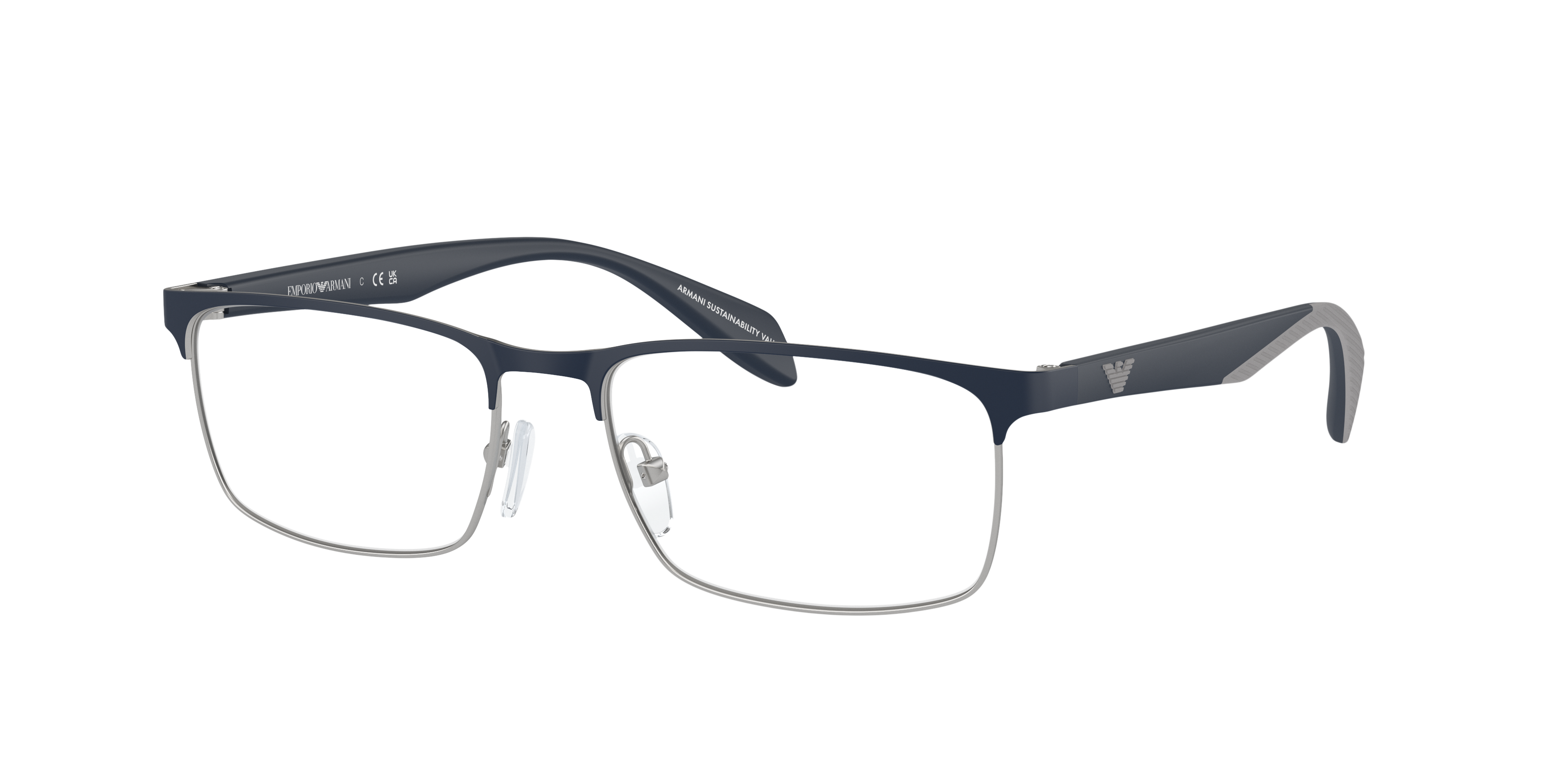 Matte Silver/Blue, three-quarter view #Colour_Matte Silver/Blue