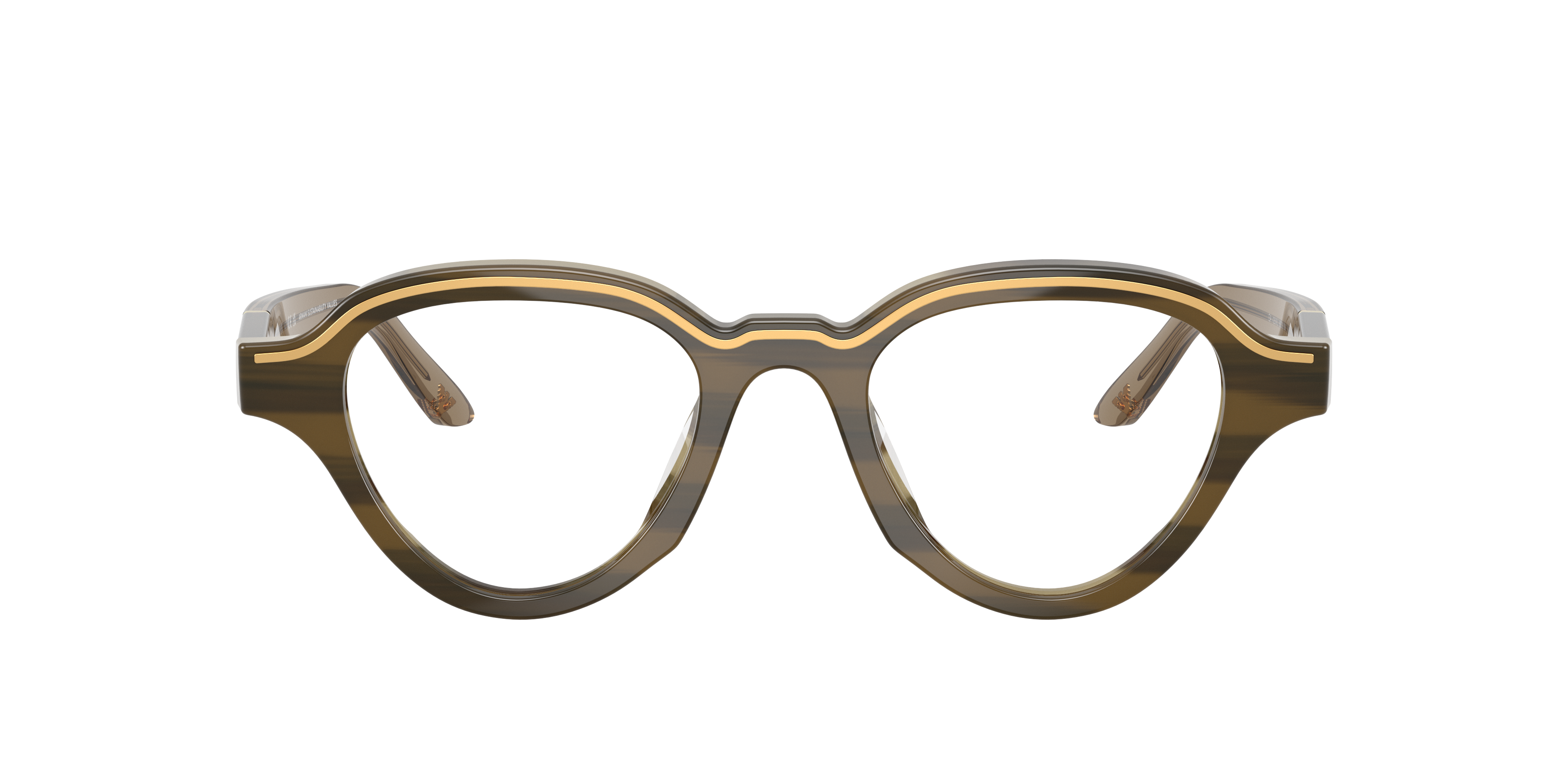 Brown On Striped Beige (63381W), front view #Colour_Brown On Striped Beige (63381W)