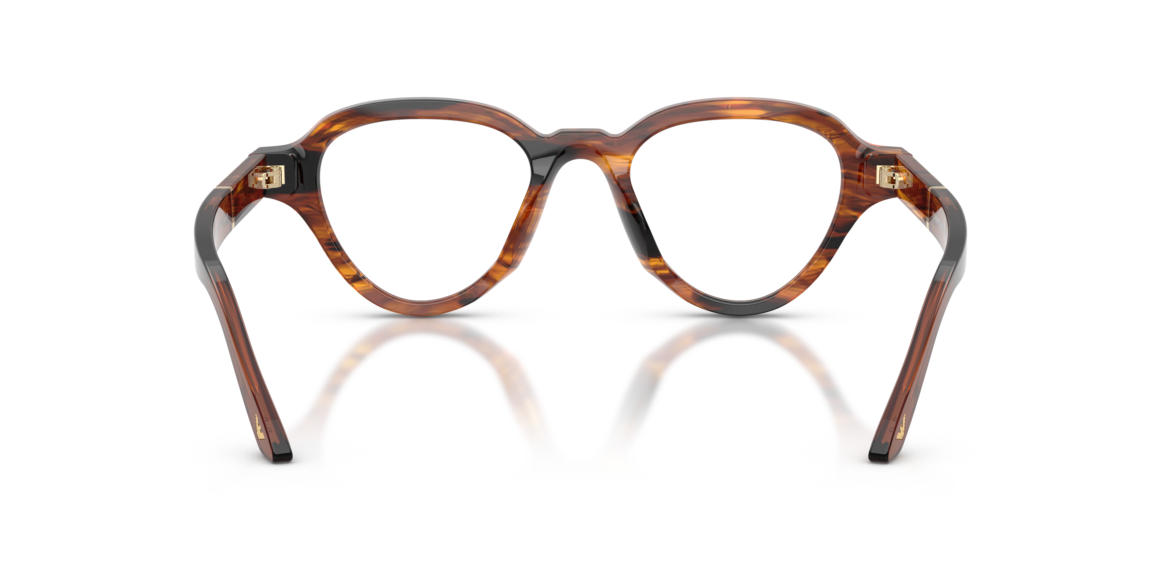 Striped Dark Brown (63391W), back view #Colour_Striped Dark Brown (63391W)