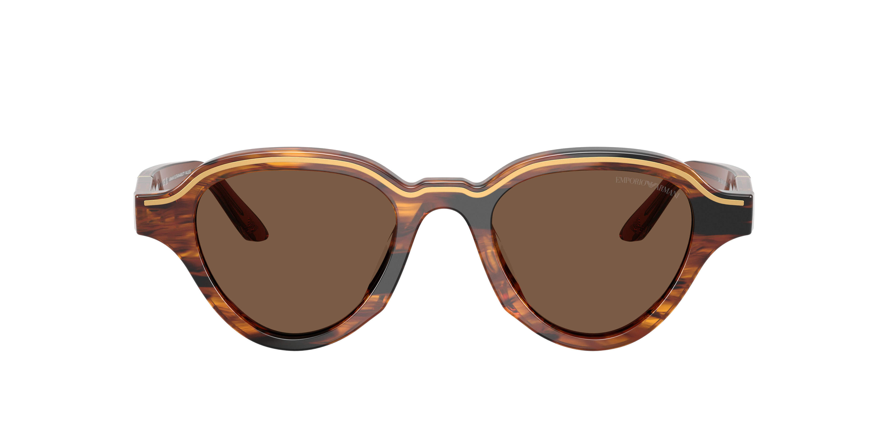 Striped Dark Brown (633973), front view #Colour_Striped Dark Brown (633973)