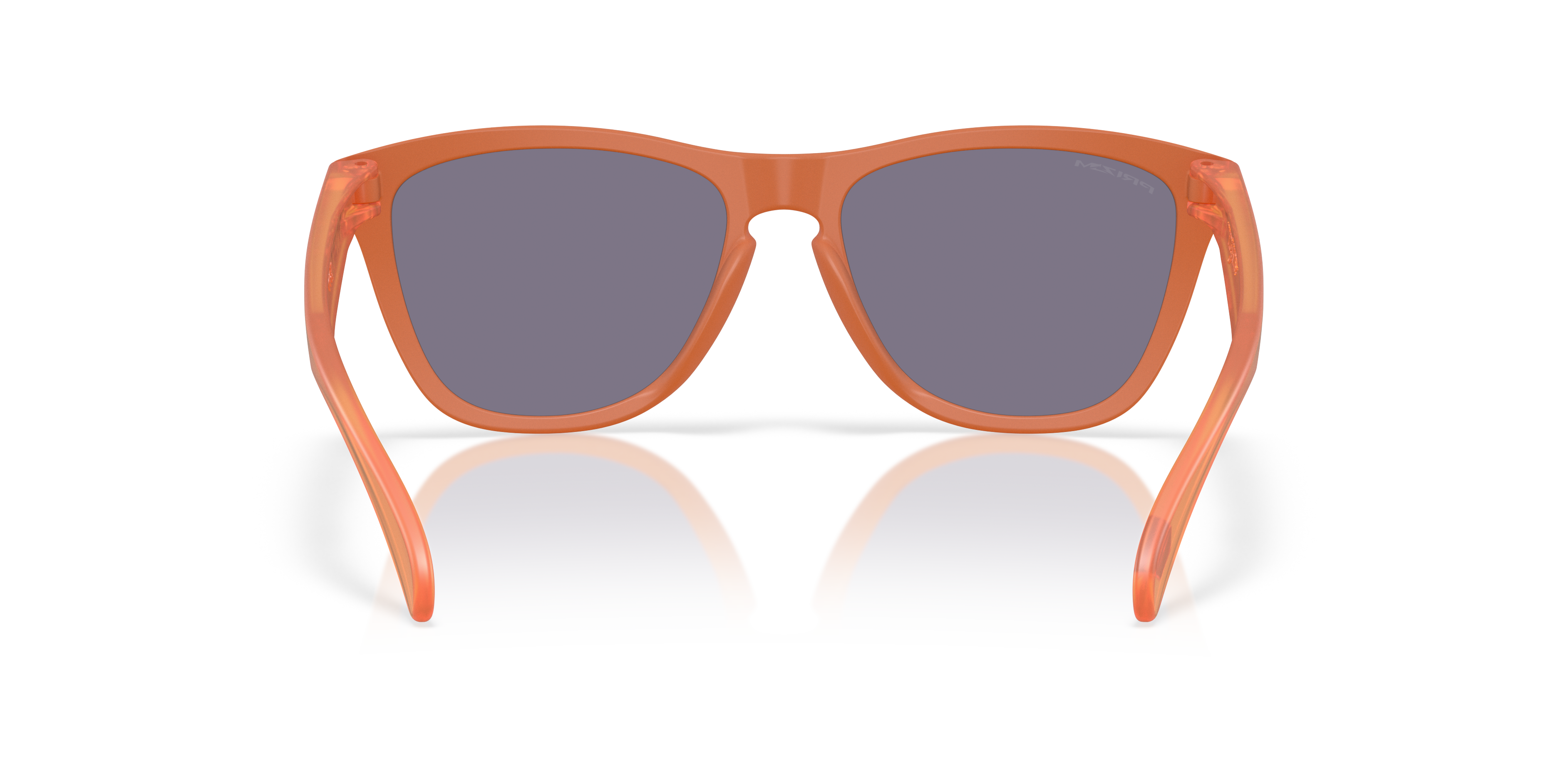 Oakley Frogskins OO9013 in Matte Ginger / Prizm Grey, back view #Colour_Matte Ginger / Prizm Grey