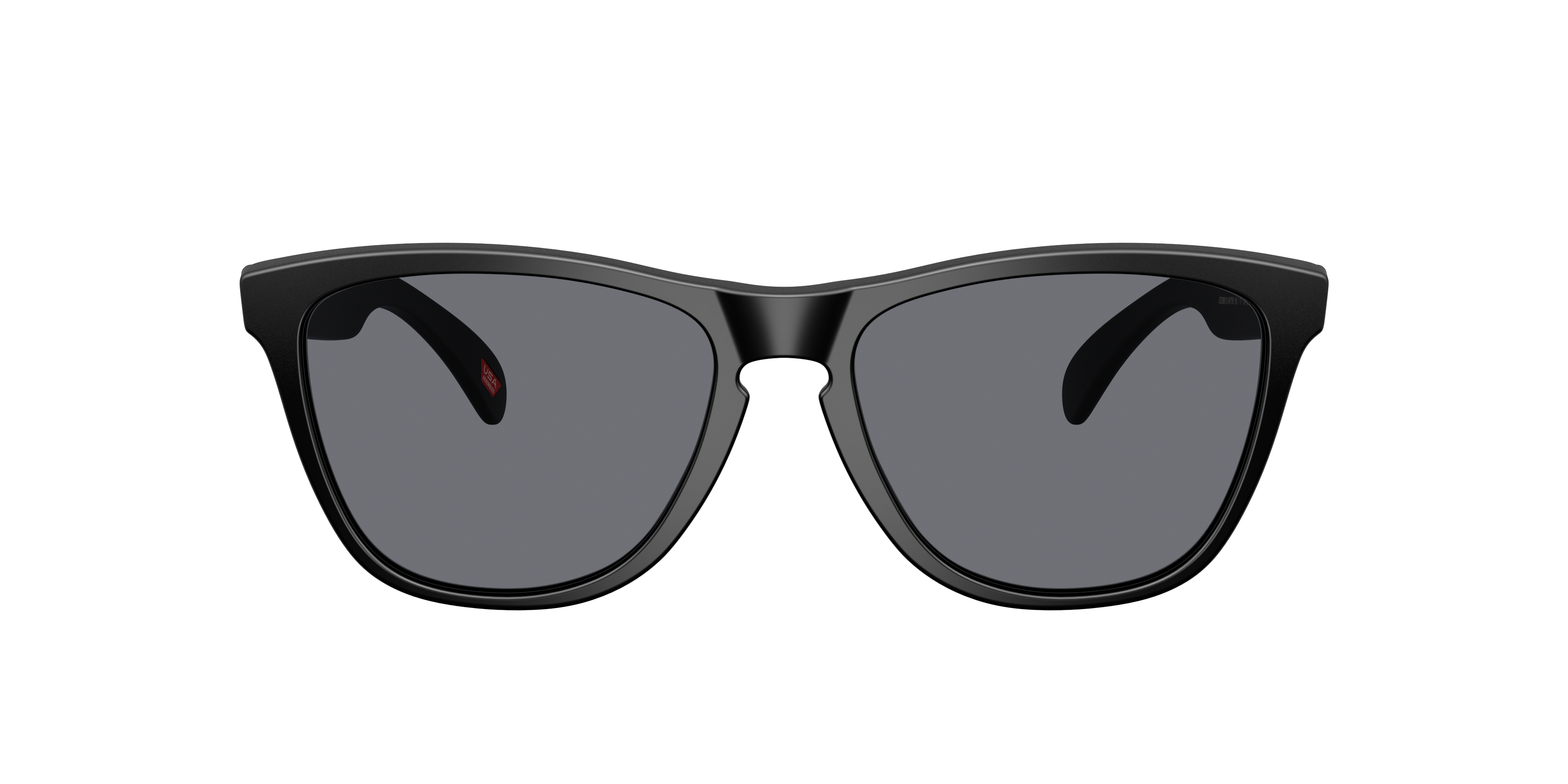 Oakley Frogskins OO9013 in Matte Black / Grey, front view #Colour_Matte Black / Grey
