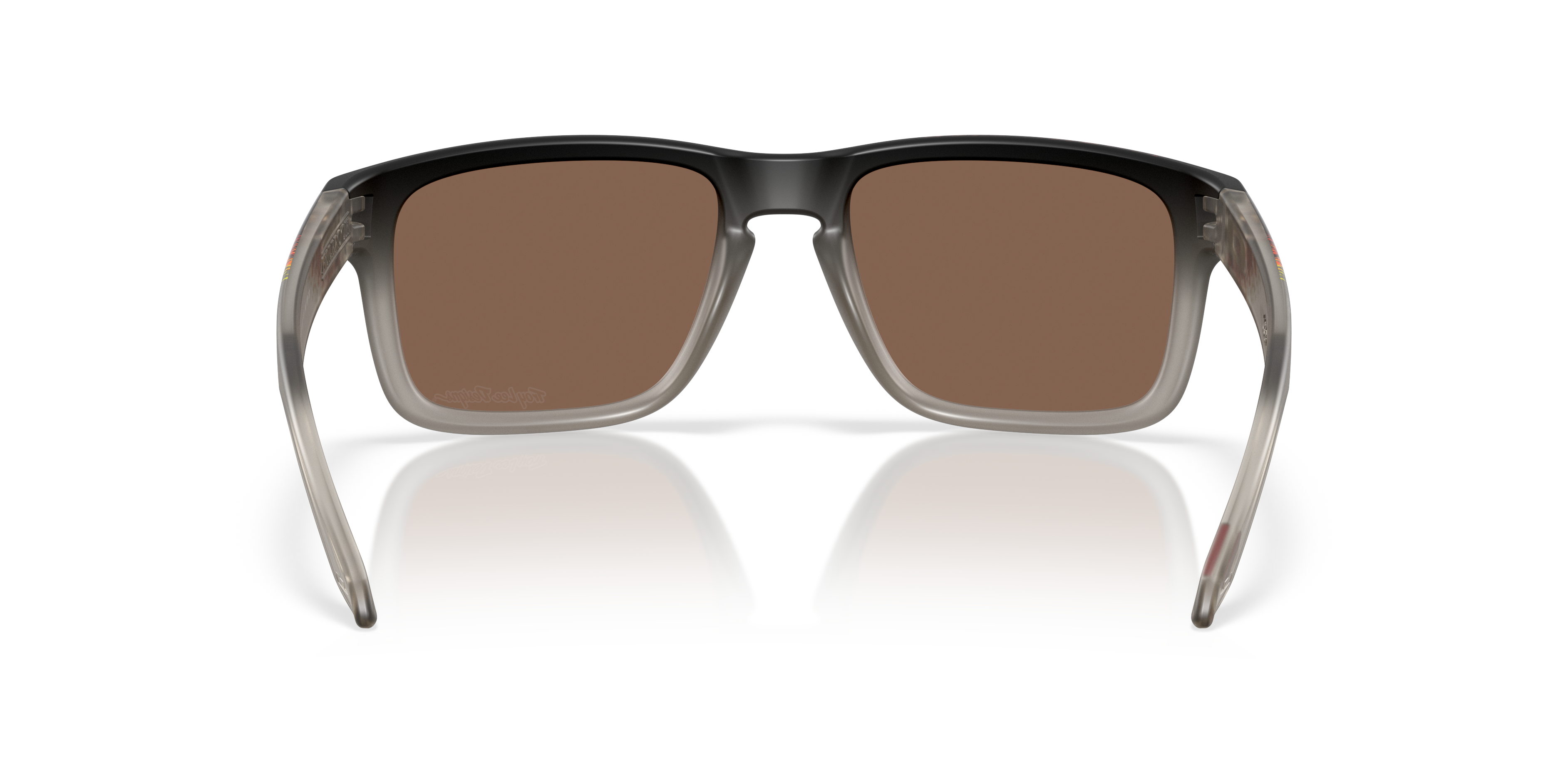 Oakley Holbrook OO9102 in Troy Lee Designs Black Fade / Prizm 24K Polarized, back view #Colour_Troy Lee Designs Black Fade / Prizm 24K Polarized