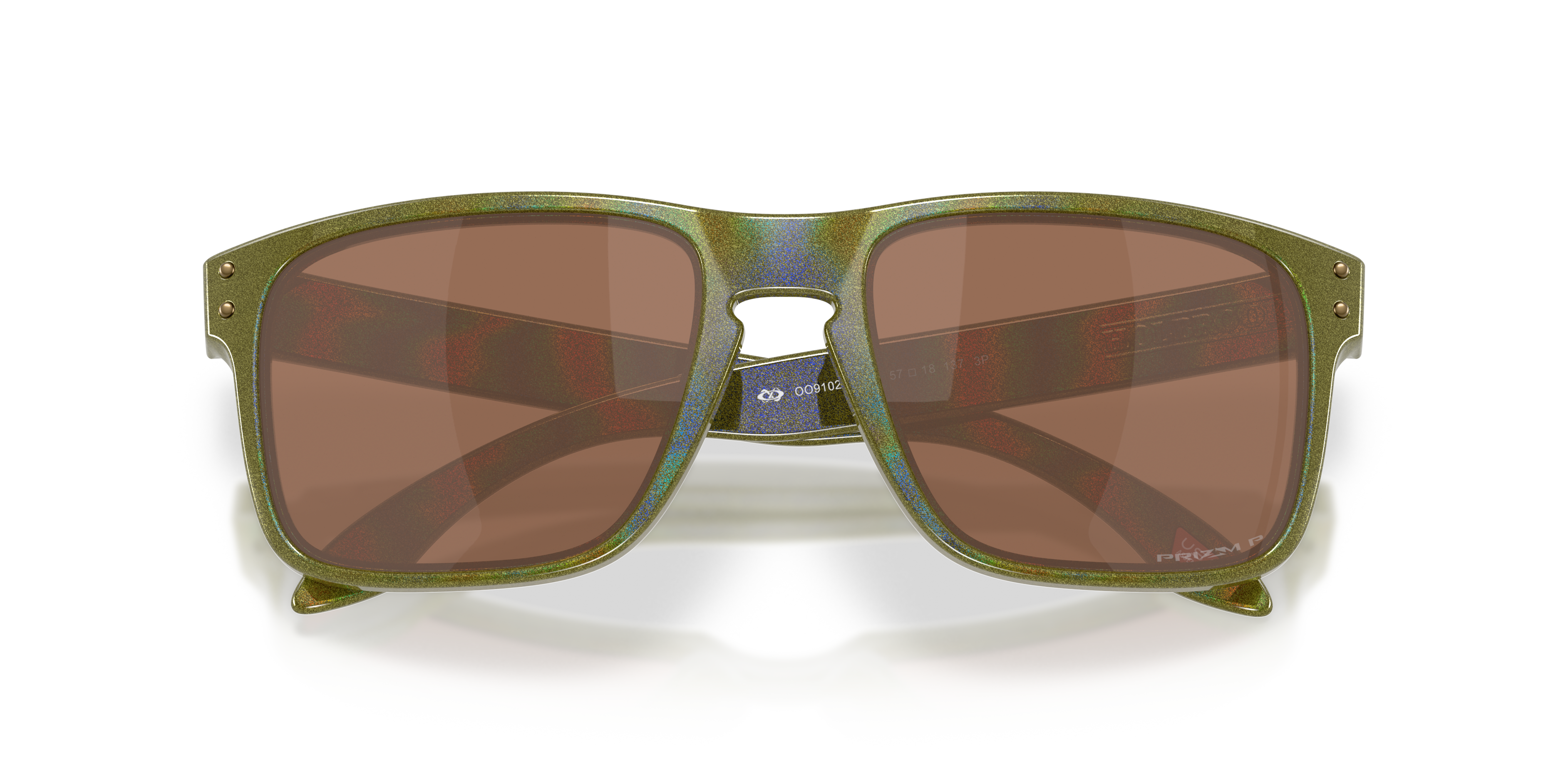 Oakley Holbrook OO9102 in Fern Spacedust / Prizm Tungsten Polarized, front detail view #Colour_Fern Spacedust / Prizm Tungsten Polarized