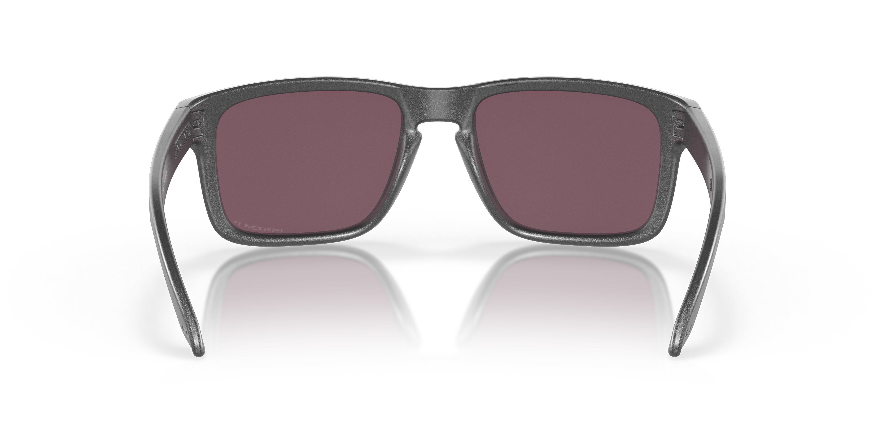 Oakley Holbrook OO9102 in Steel / Prizm Daily Polarized, back view #Colour_Steel / Prizm Daily Polarized