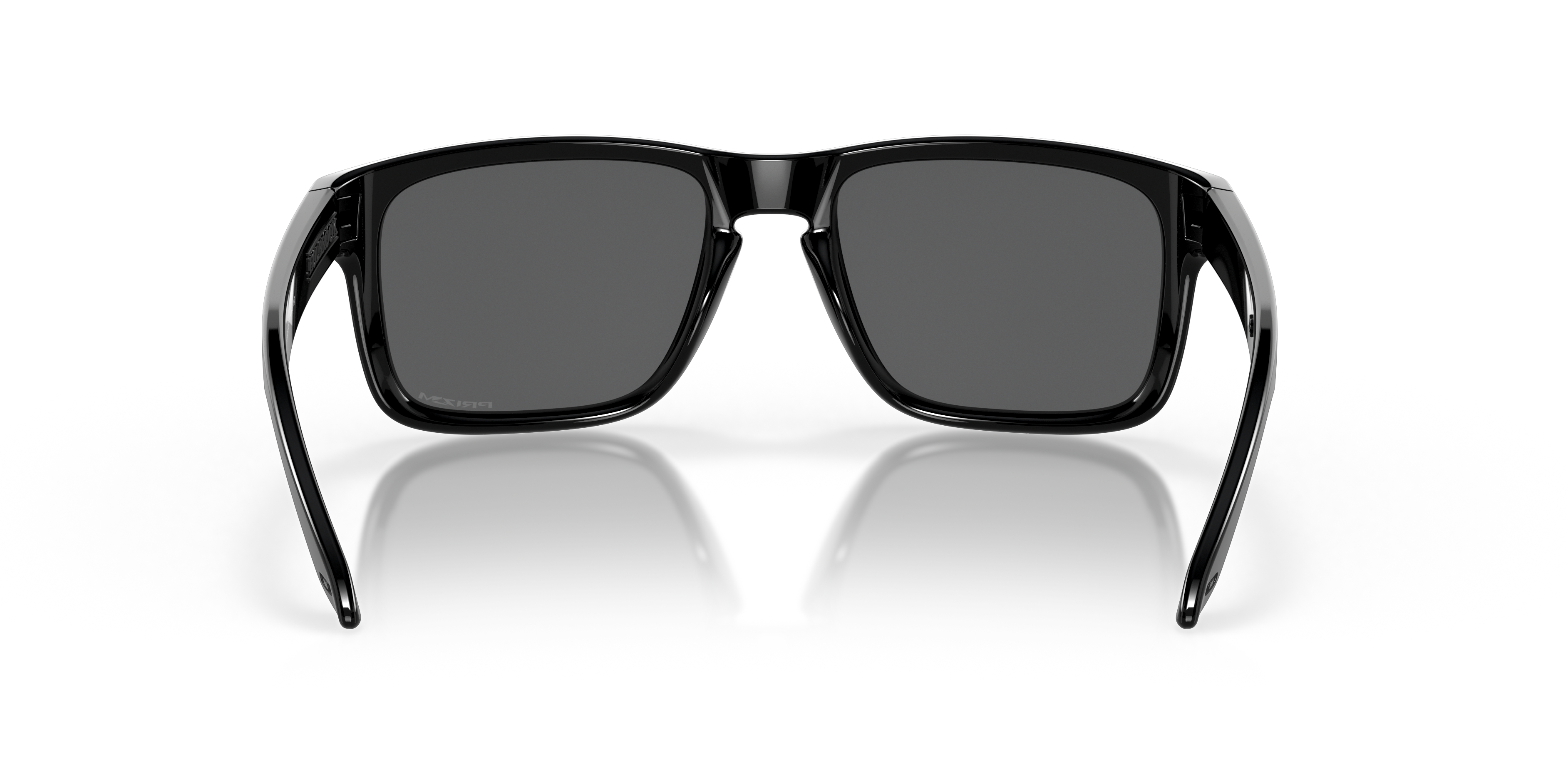 Oakley Holbrook OO9102 in Polished Black / Prizm Black, back view #Colour_Polished Black / Prizm Black