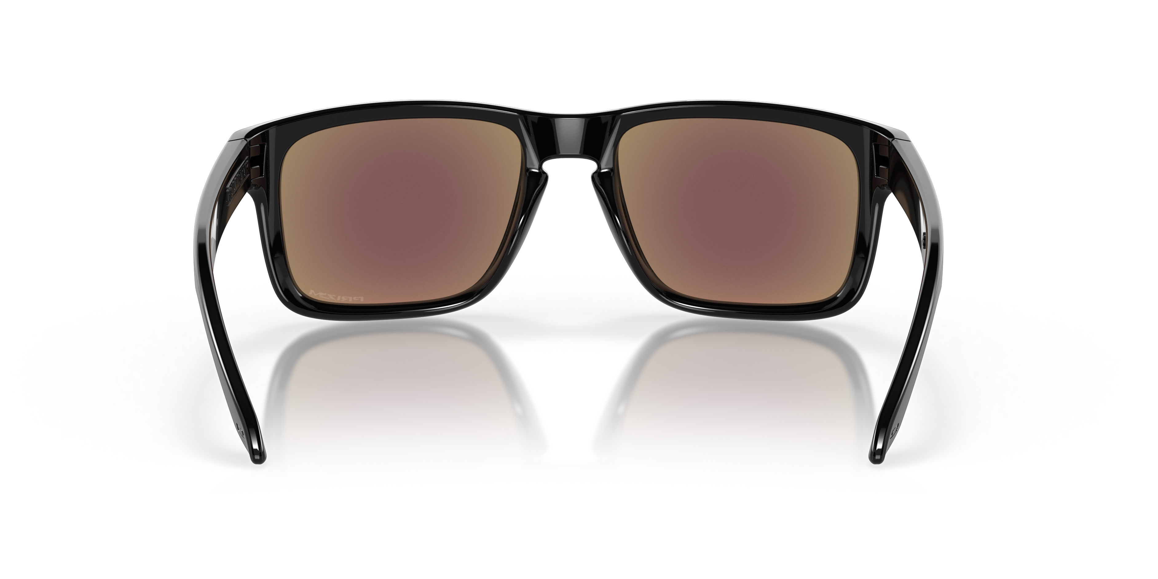 Oakley Holbrook OO9102 in Polished Black / Prizm Sapphire, back view #Colour_Polished Black / Prizm Sapphire