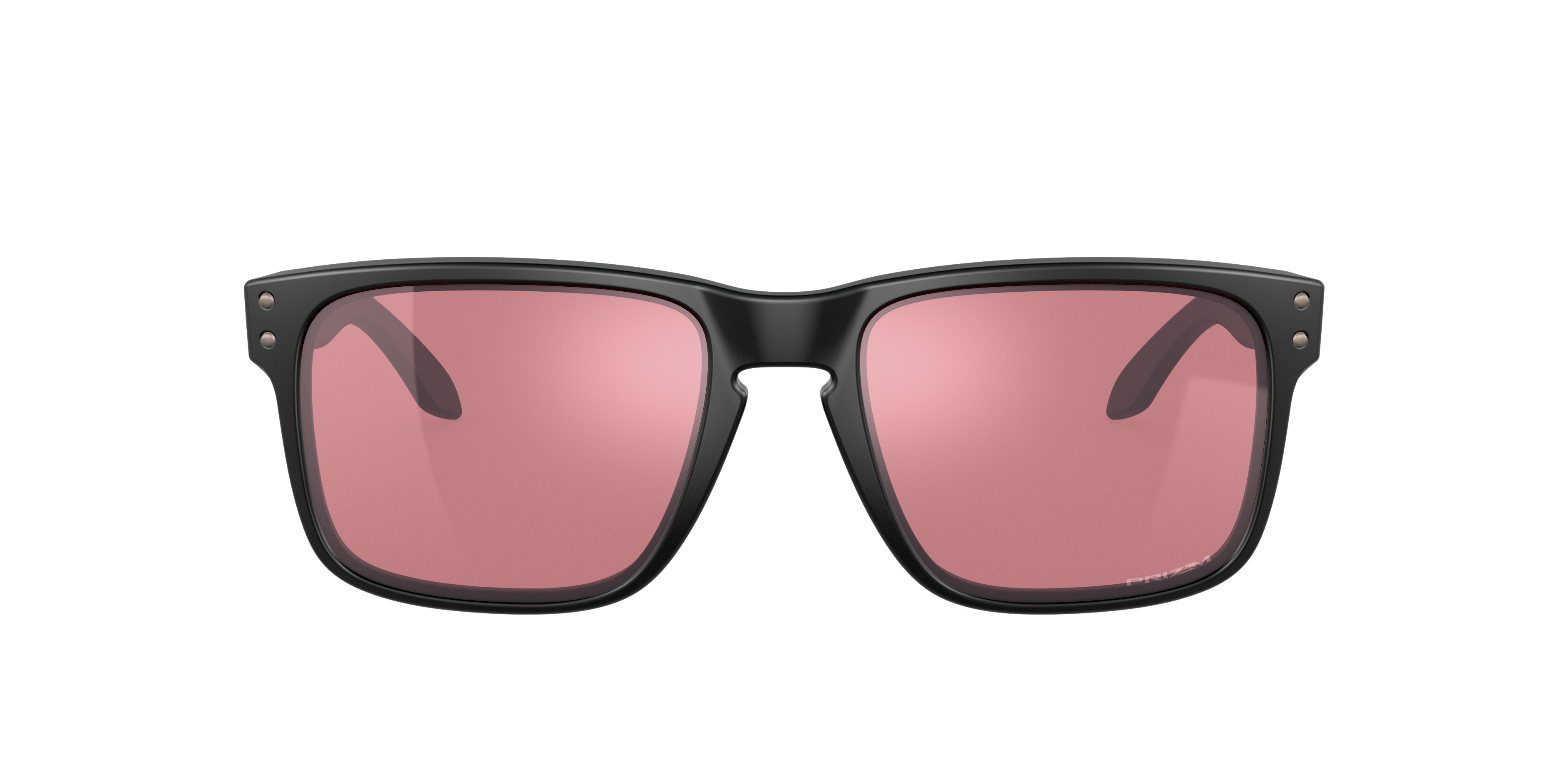 Oakley Holbrook OO9102 in Matte Black / Prizm Dark Golf, front view #Colour_Matte Black / Prizm Dark Golf