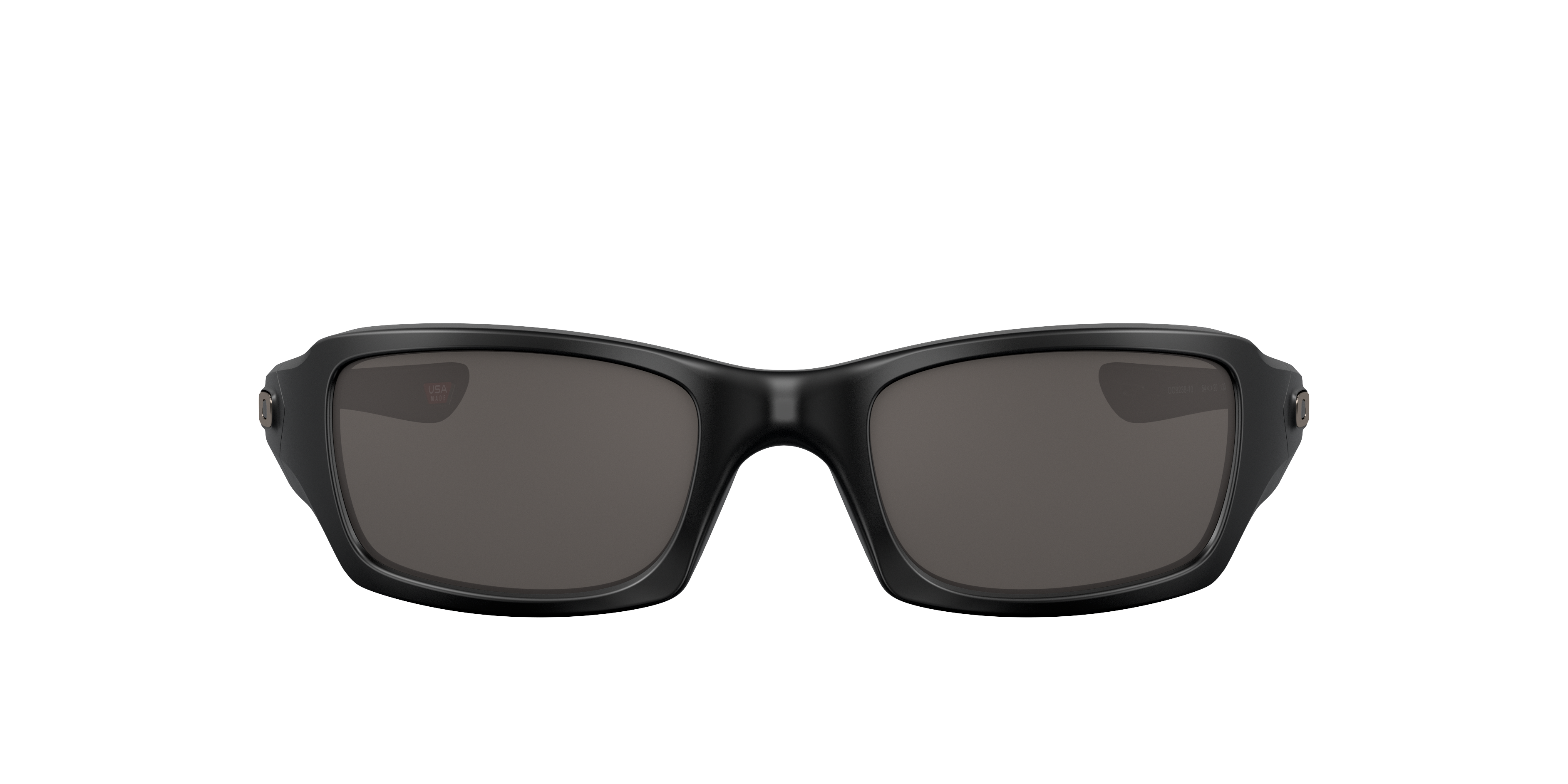 Oakley Fives Squared OO9238 in Matte Black / Warm Grey, front view #Colour_Matte Black / Warm Grey