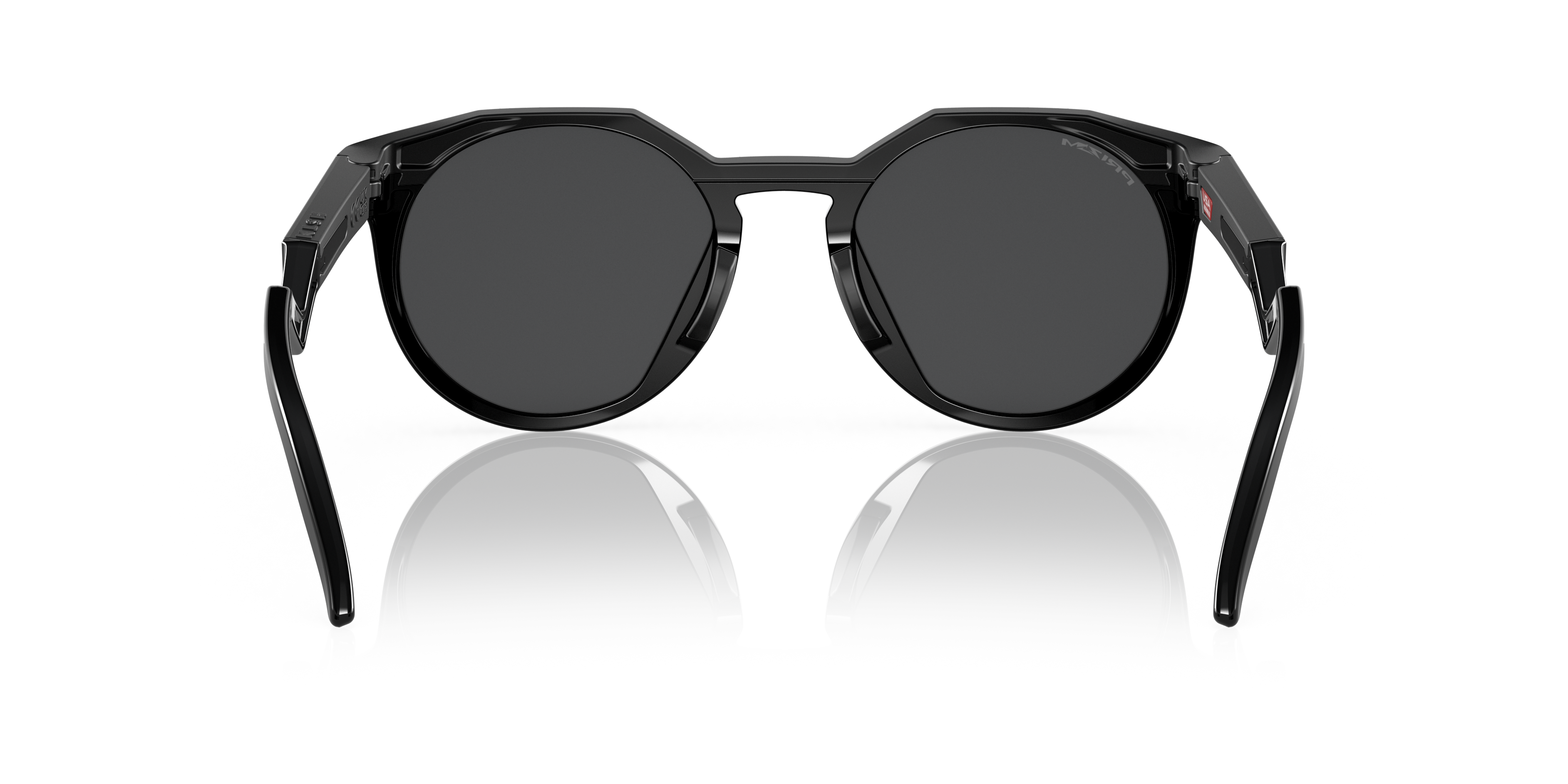 Oakley HSTN OO9242 in Matte Black / Prizm Black, back view #Colour_Matte Black / Prizm Black