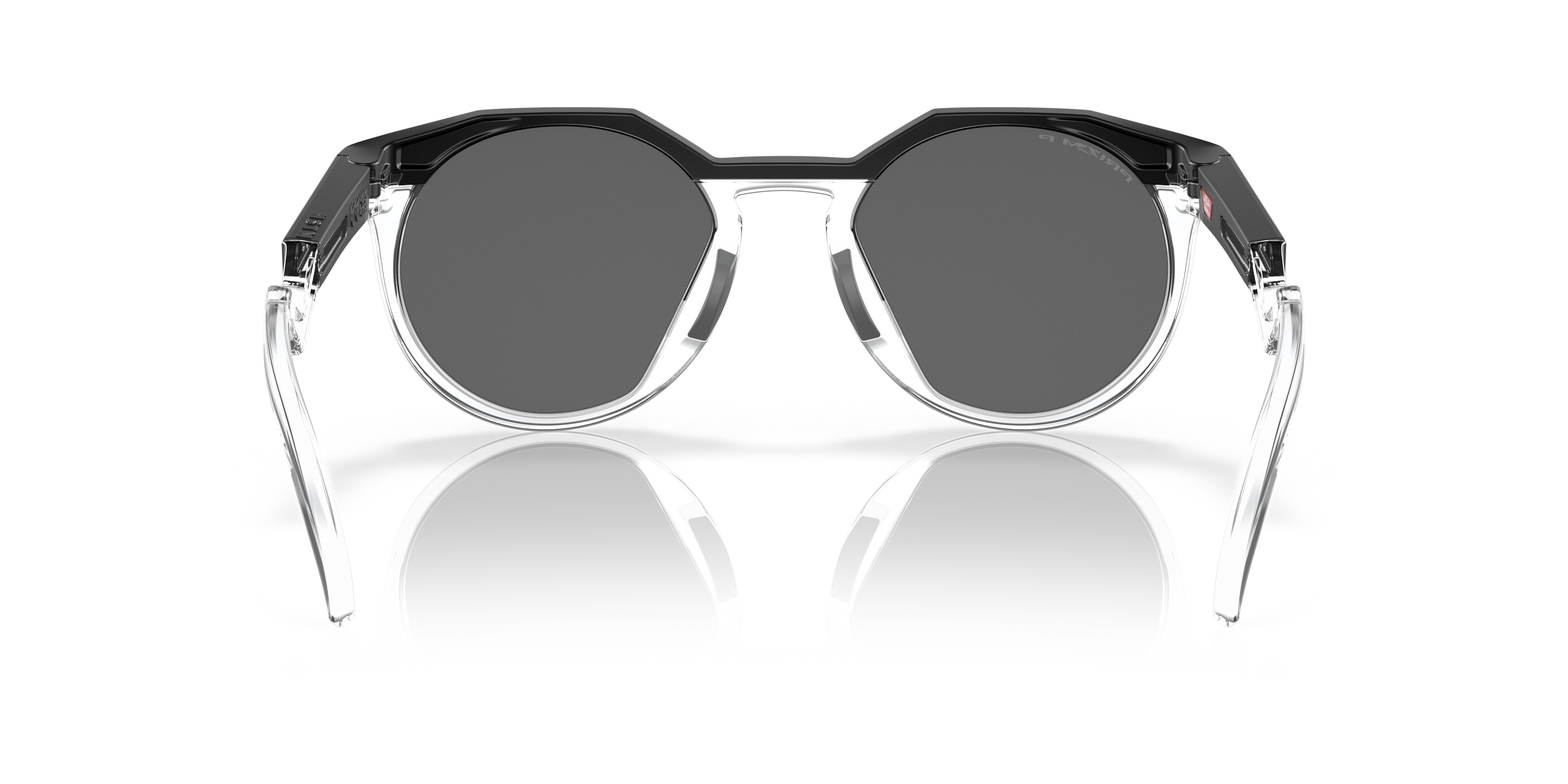 Oakley HSTN OO9242 in Matte Black / Prizm Black Polarized, back view #Colour_Matte Black / Prizm Black Polarized