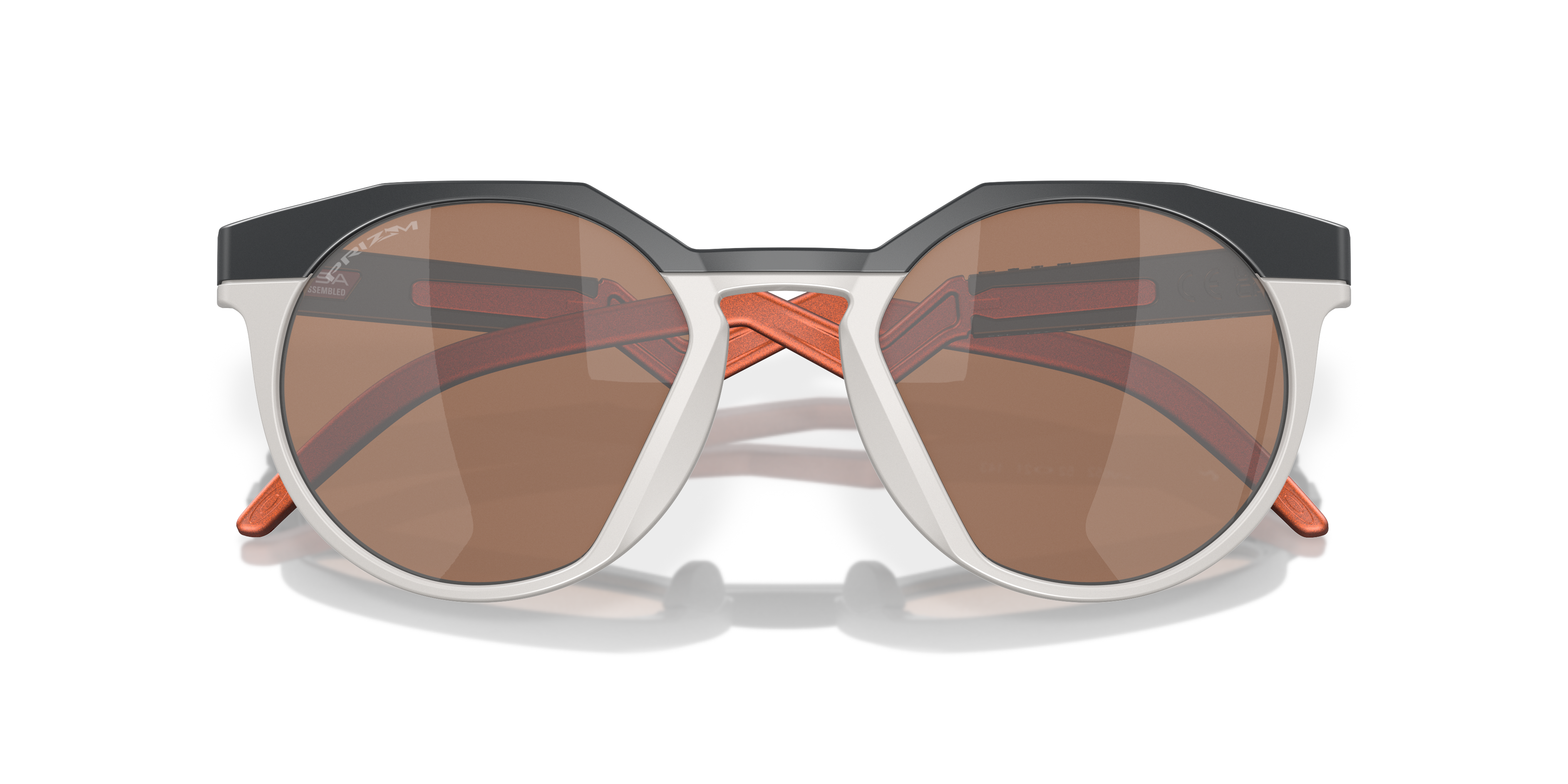 Oakley HSTN OO9242 in Matte Carbon / Prizm Tungsten, front detail view #Colour_Matte Carbon / Prizm Tungsten