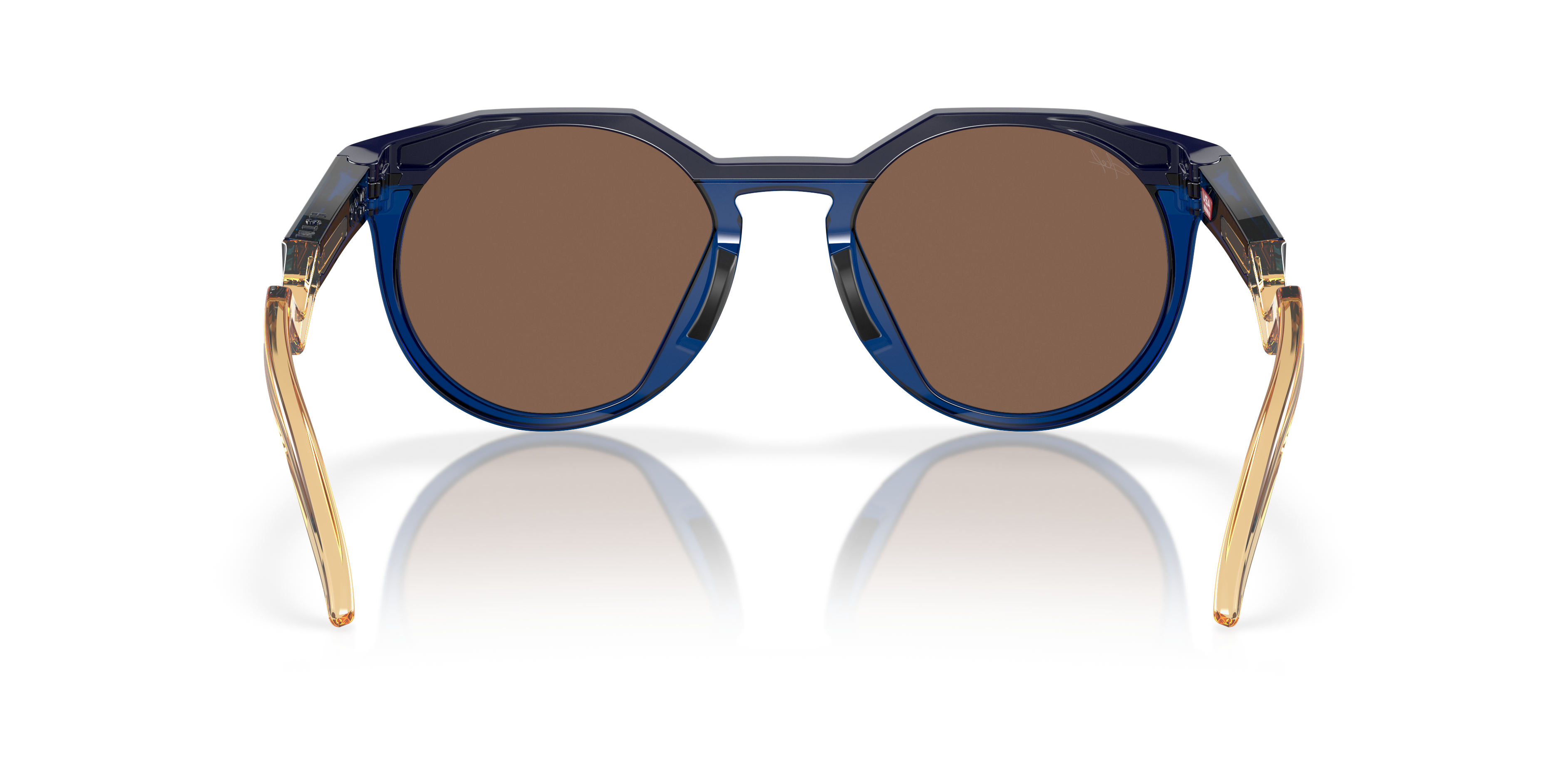 Oakley HSTN OO9242 in Navy/Transparent Blue / Prizm 24K Polarized, back view #Colour_Navy/Transparent Blue / Prizm 24K Polarized