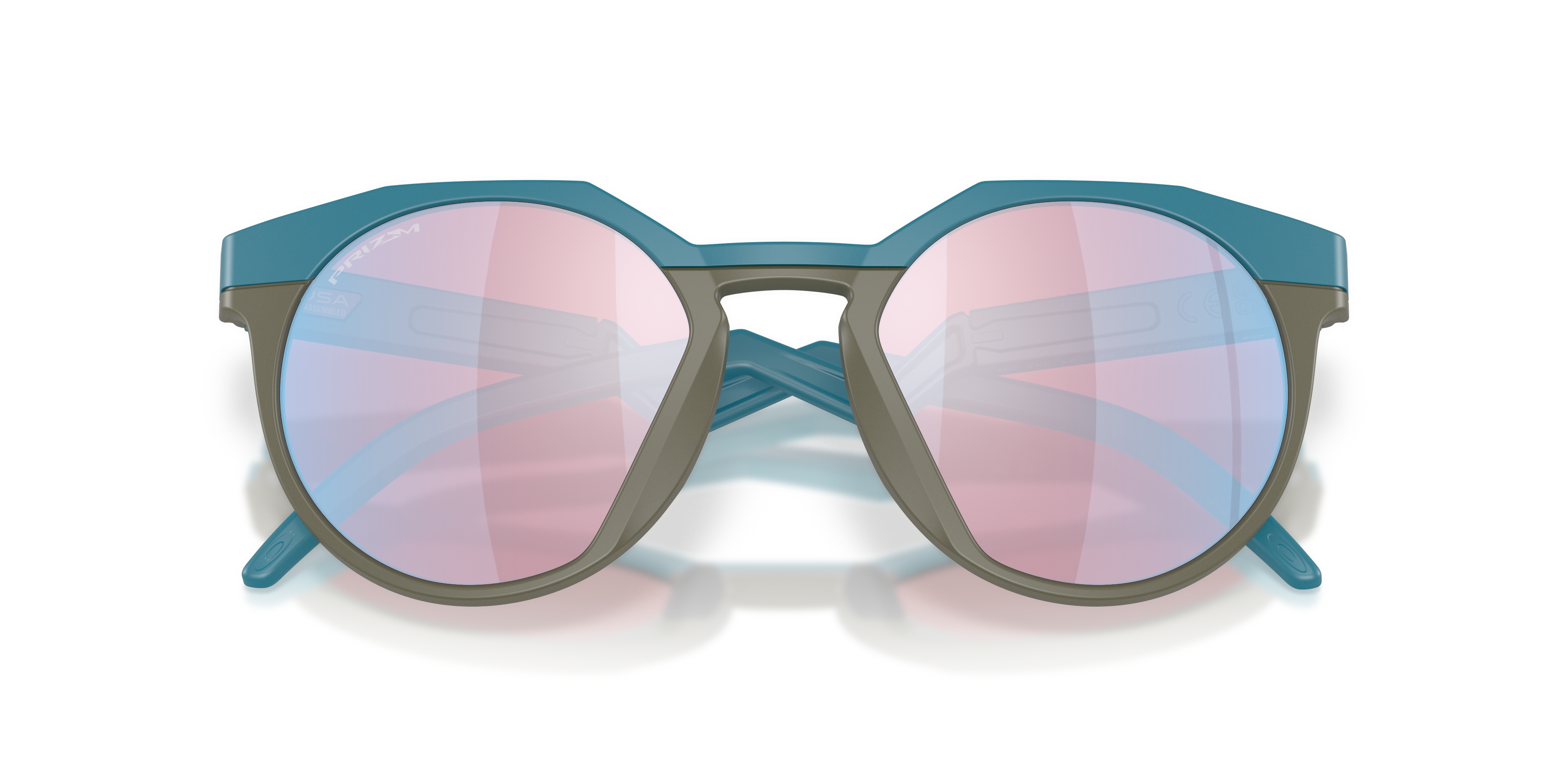 Oakley HSTN OO9242 in Matte Balsam / Prizm Snow Sapphire, front detail view #Colour_Matte Balsam / Prizm Snow Sapphire
