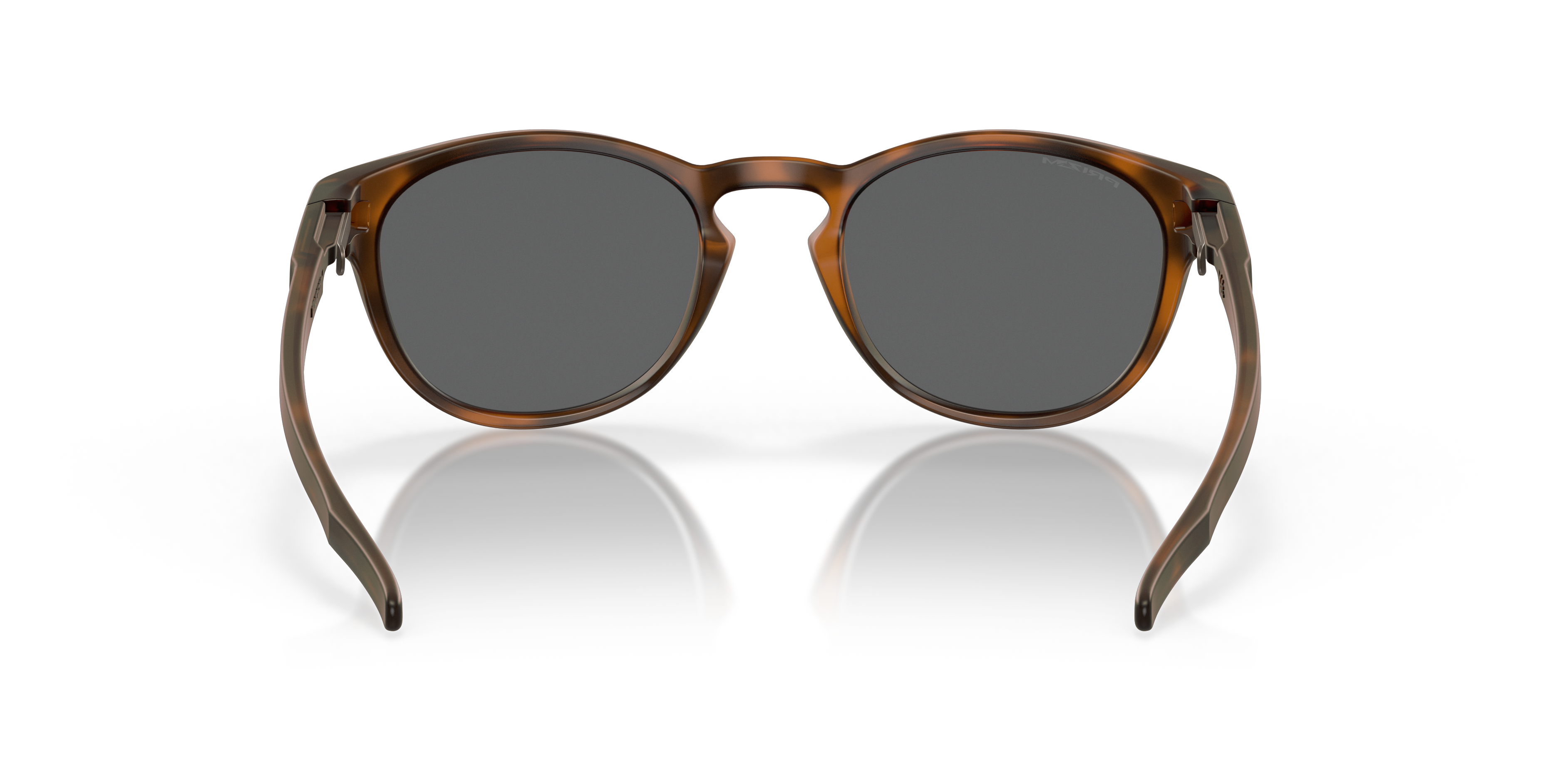 Oakley Latch OO9265 in Matte Brown Tortoise / Prizm Black, back view #Colour_Matte Brown Tortoise / Prizm Black