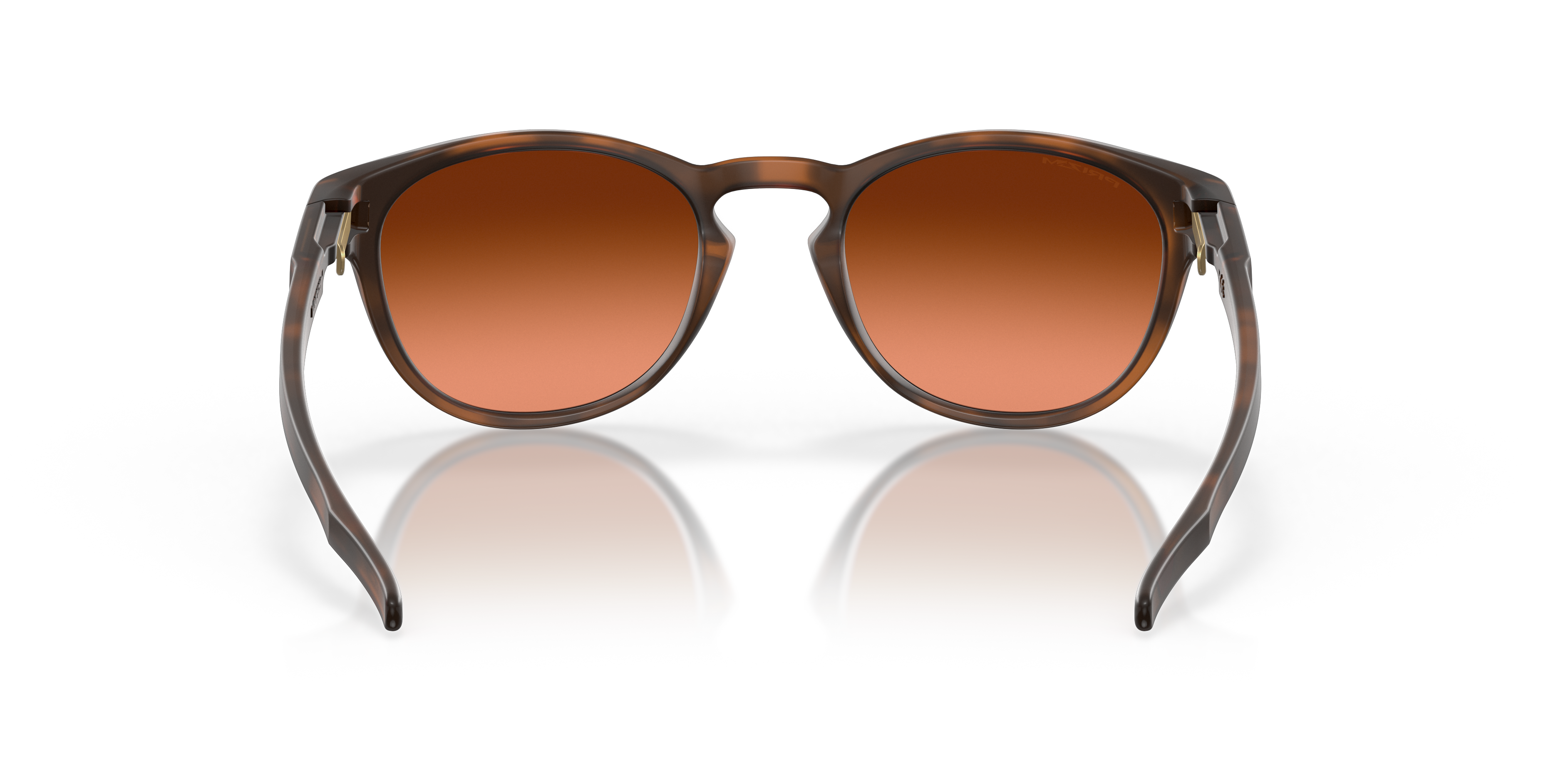 Oakley Latch OO9265 in Matte Brown Tortoise / Prizm Bronze Gradient, back view #Colour_Matte Brown Tortoise / Prizm Bronze Gradient