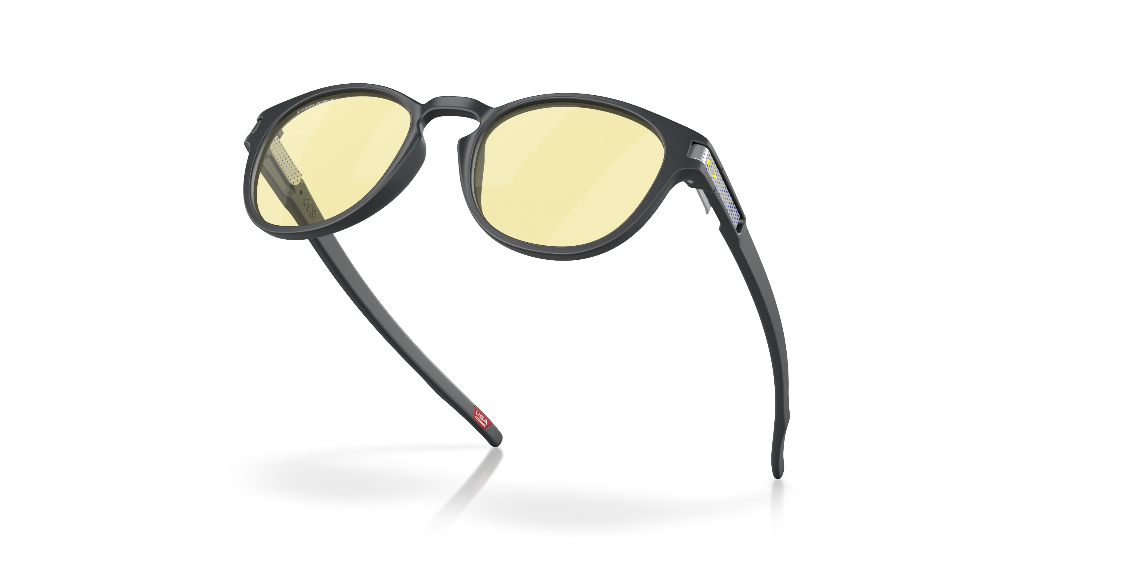 Oakley Latch OO9265 in Matte Carbon / Prizm Gaming 2.0, angled view #Colour_Matte Carbon / Prizm Gaming 2.0