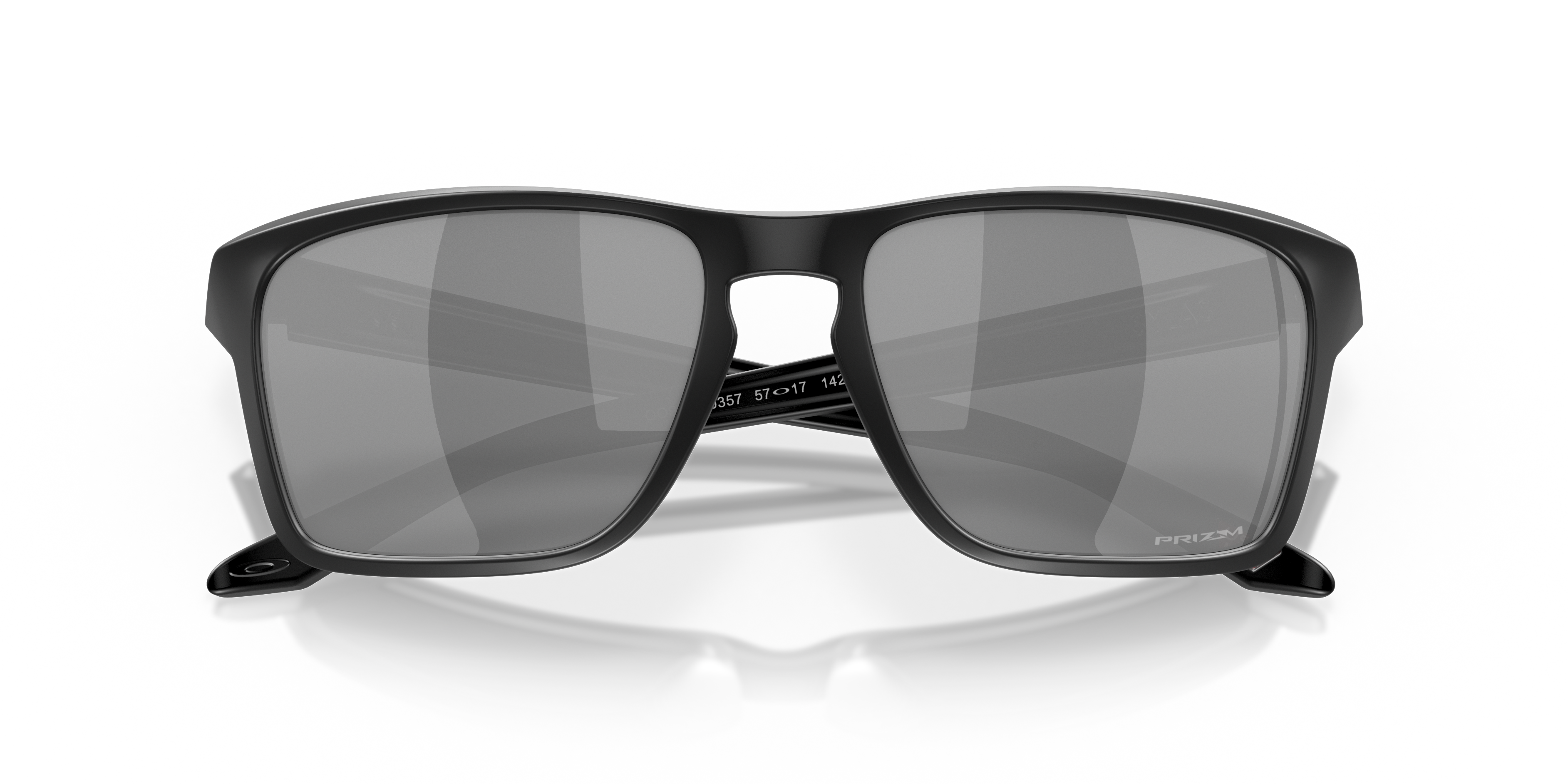 Oakley Sylas OO9448 in Matte Black / Prizm Black, front detail view #Colour_Matte Black / Prizm Black