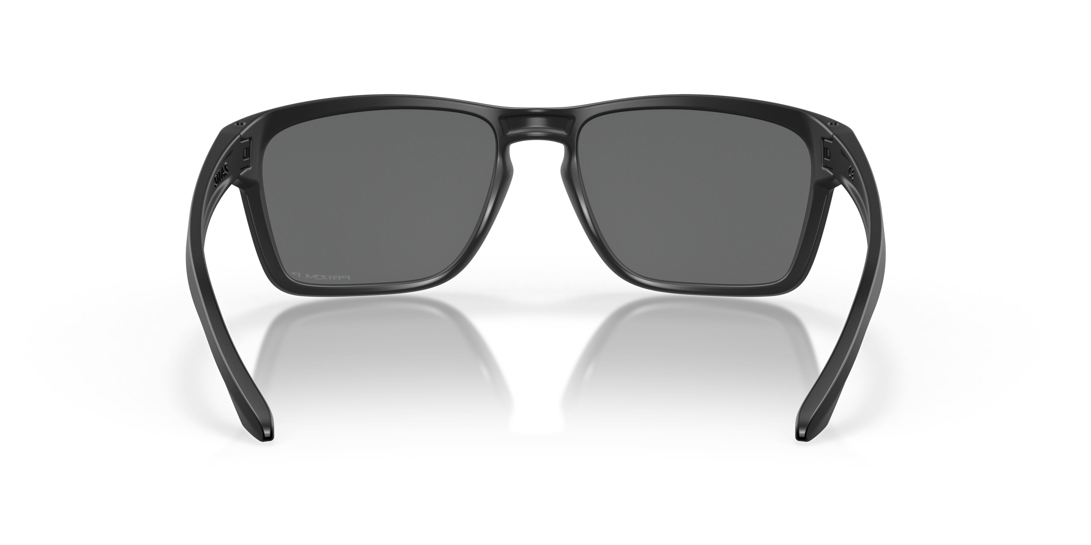 Oakley Sylas OO9448 in Matte Black / Prizm Black Polarized, back view #Colour_Matte Black / Prizm Black Polarized