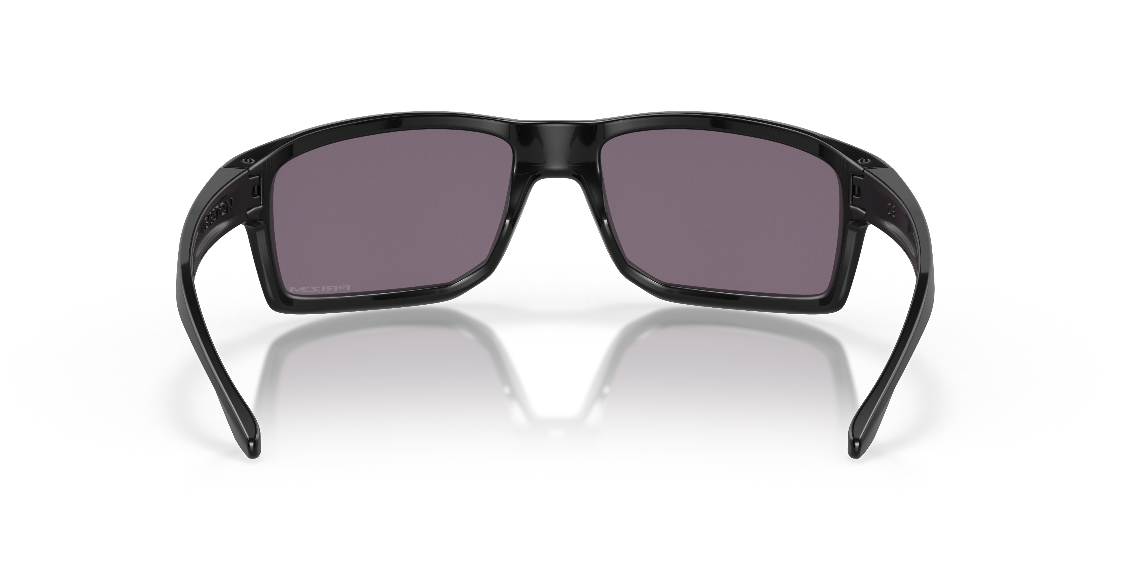 Oakley Gibston OO9449 in Polished Black / Prizm Grey, back view #Colour_Polished Black / Prizm Grey