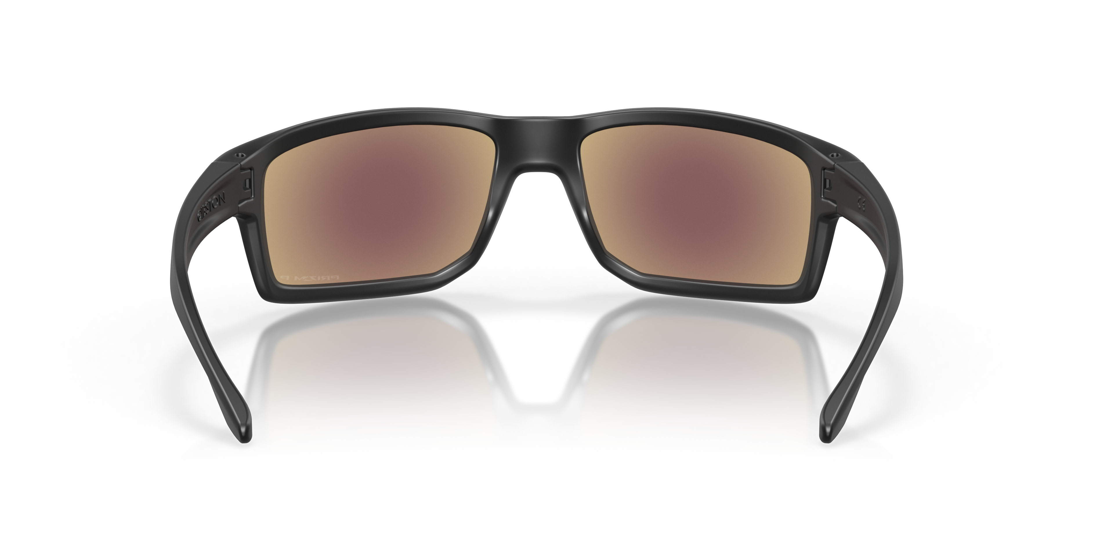 Oakley Gibston OO9449 in Matte Black / Prizm Sapphire Polarized, back view #Colour_Matte Black / Prizm Sapphire Polarized