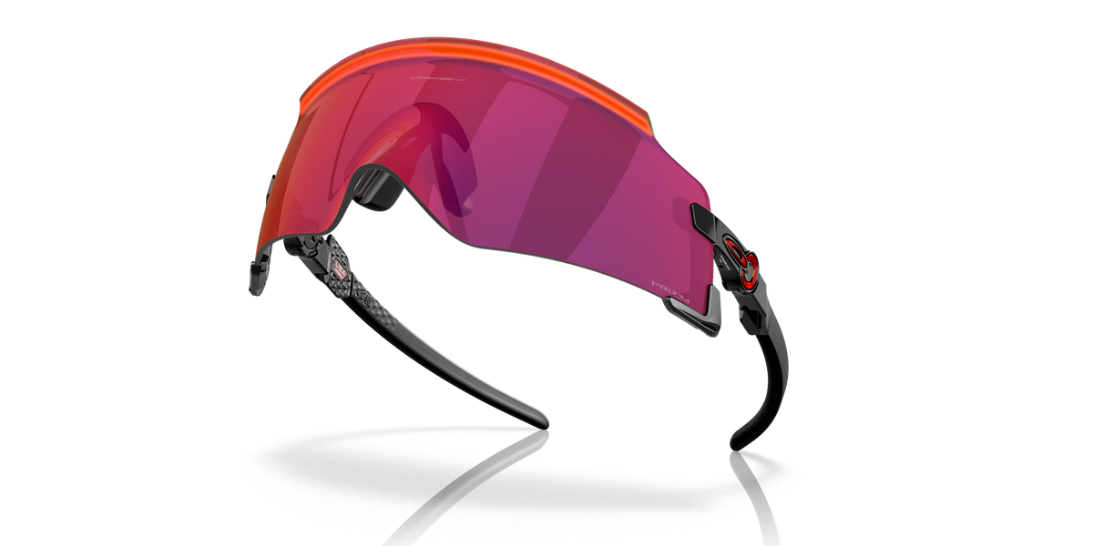 Oakley Kato OO9455M in Polished Black / Prizm Road, angled view #Colour_Polished Black / Prizm Road (945504)