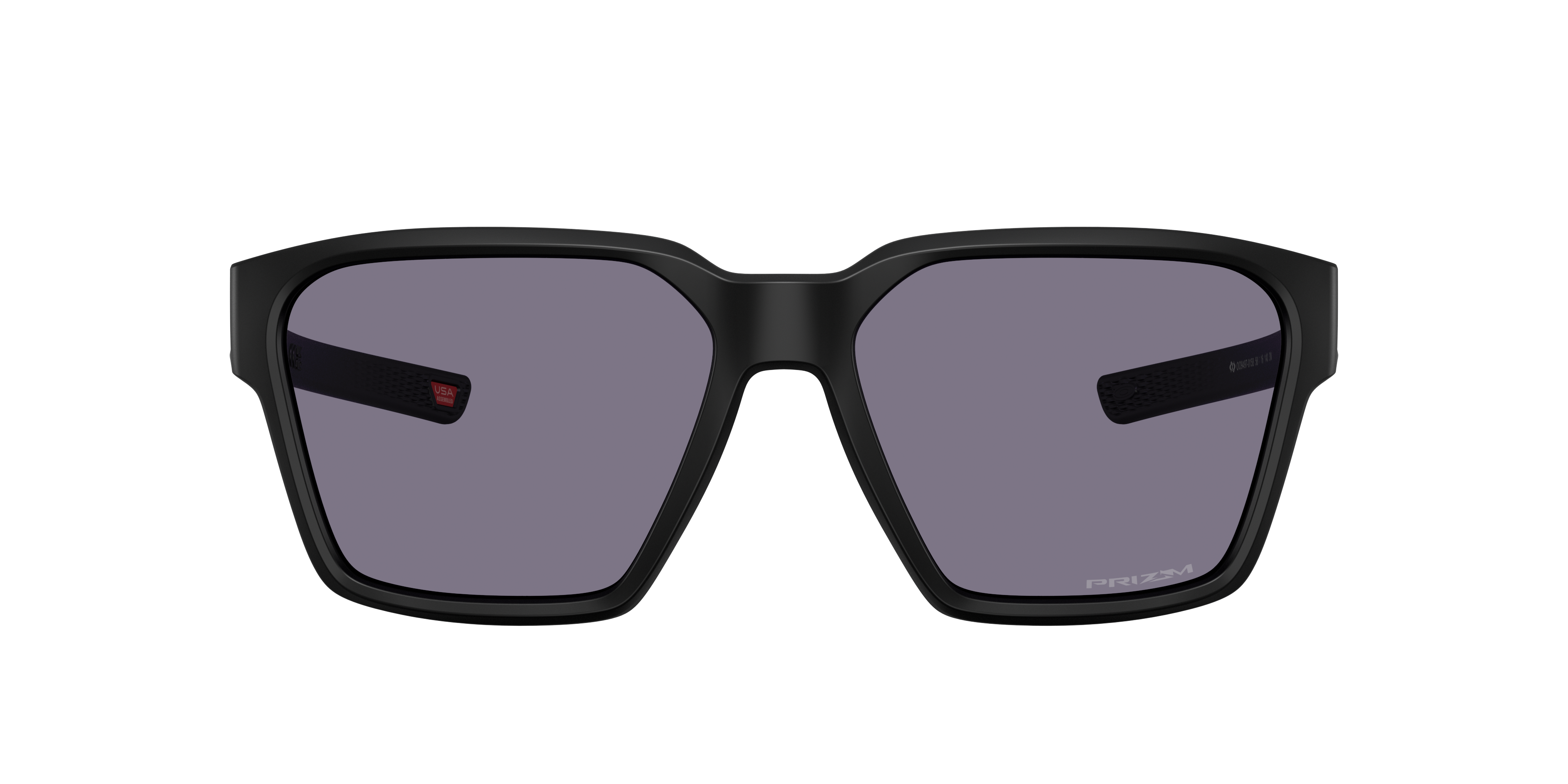 Oakley Briza OO9497 in Matte Black / Prizm Grey, front view #Colour_Matte Black / Prizm Grey