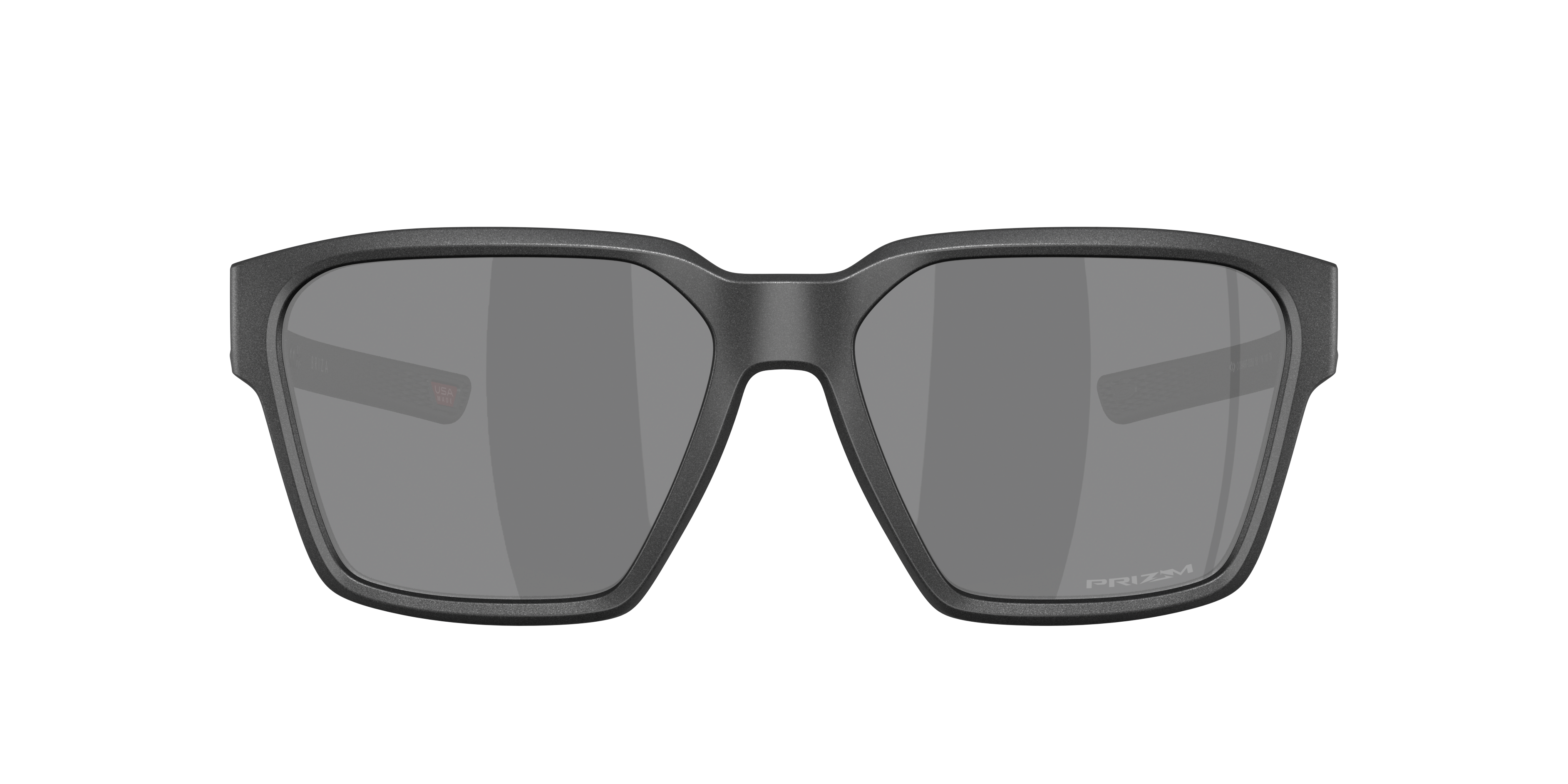 Oakley Briza OO9497 in Steel / Prizm Black, front view #Colour_Steel / Prizm Black