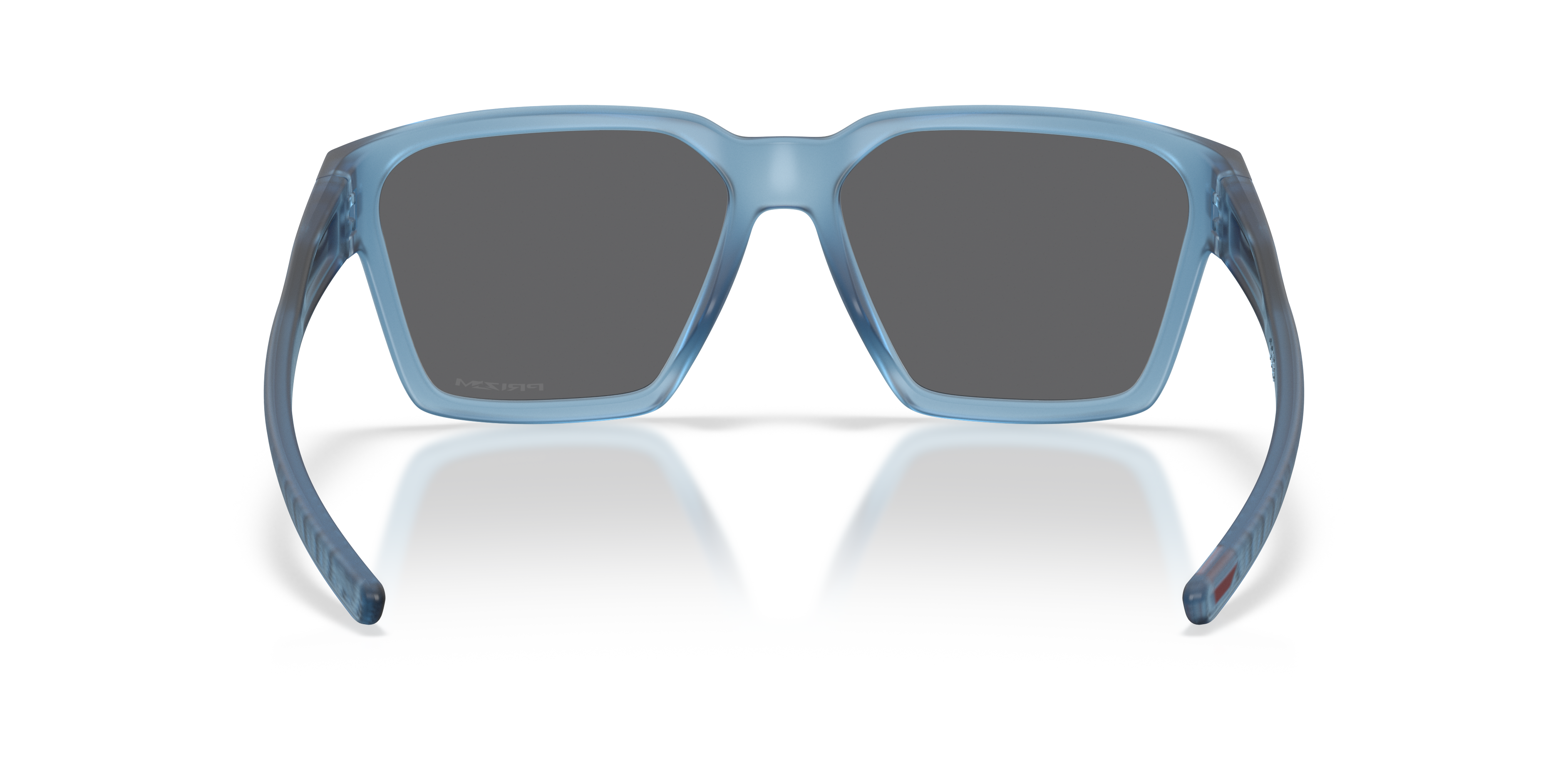 Oakley Briza OO9497 in Matt Transparent Stonewash / Prizm Black, back view #Colour_Matt Transparent Stonewash / Prizm Black
