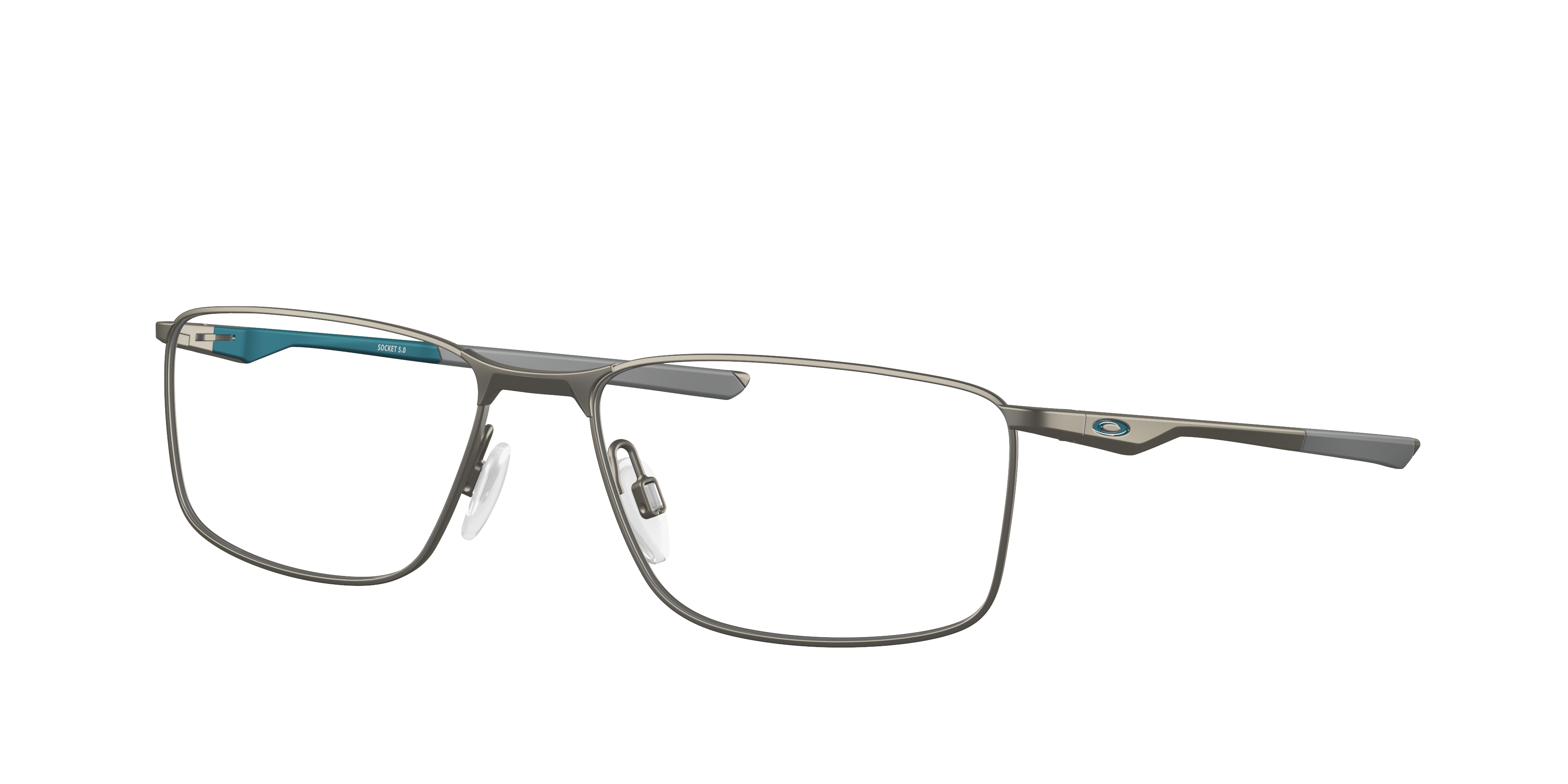 Oakley Socket 5.0 OX3217 in Matte Gunmetal (321715), three-quarter view #Colour_Matte Gunmetal (321715)